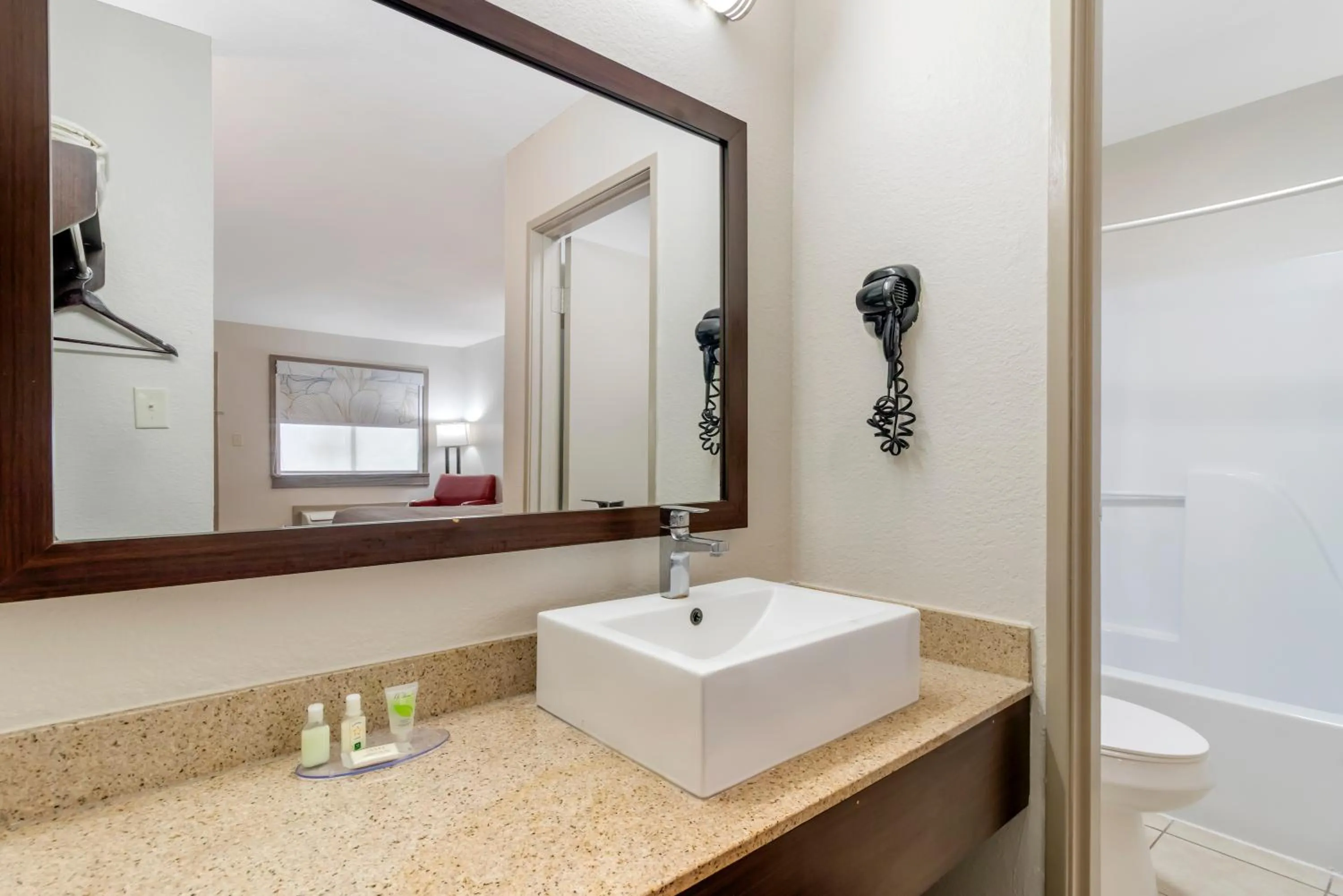 Bathroom in Quality Inn & Suites I-10 near Fiesta Texas