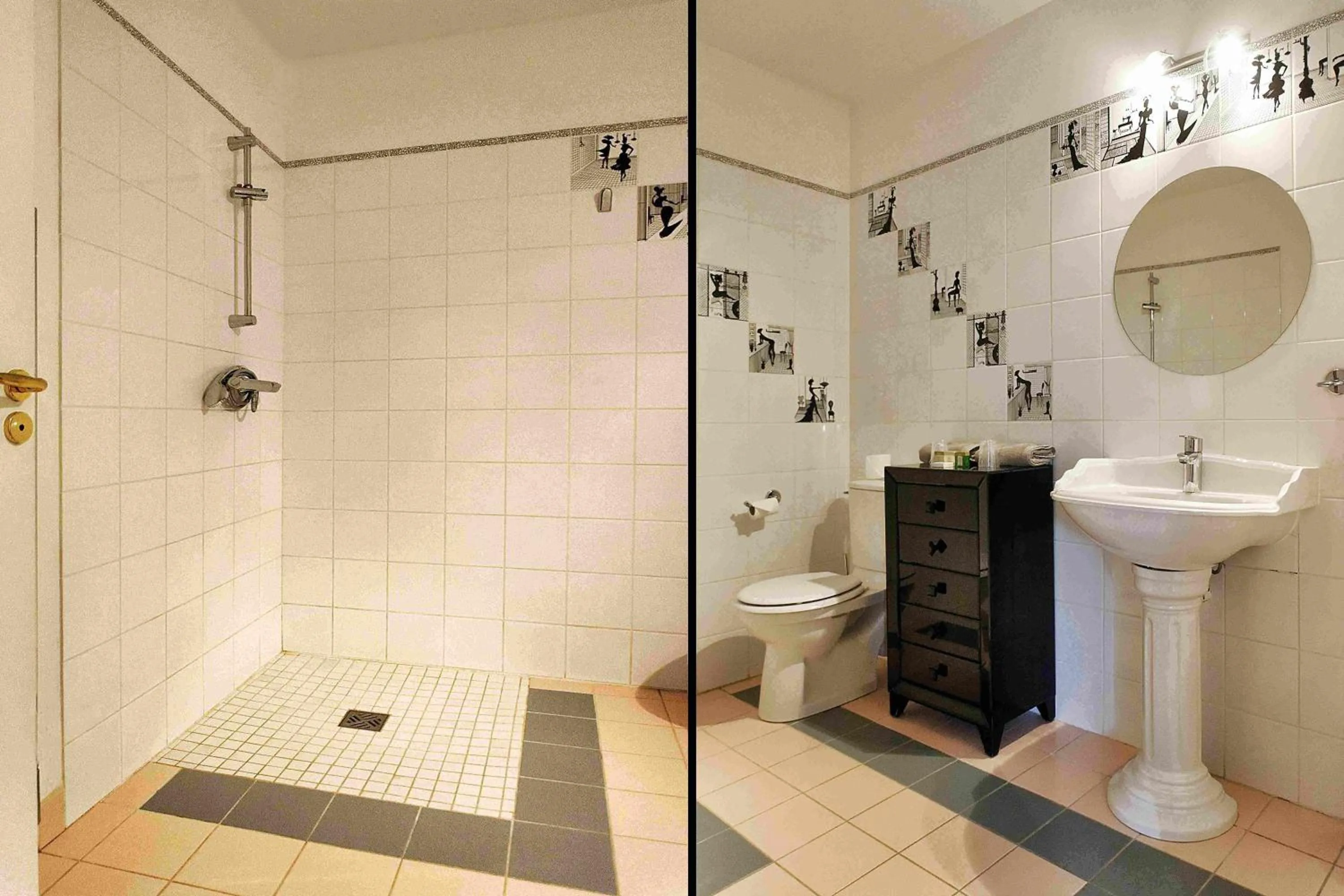 Bathroom in Logis Hôtel Le Relais Louis XI