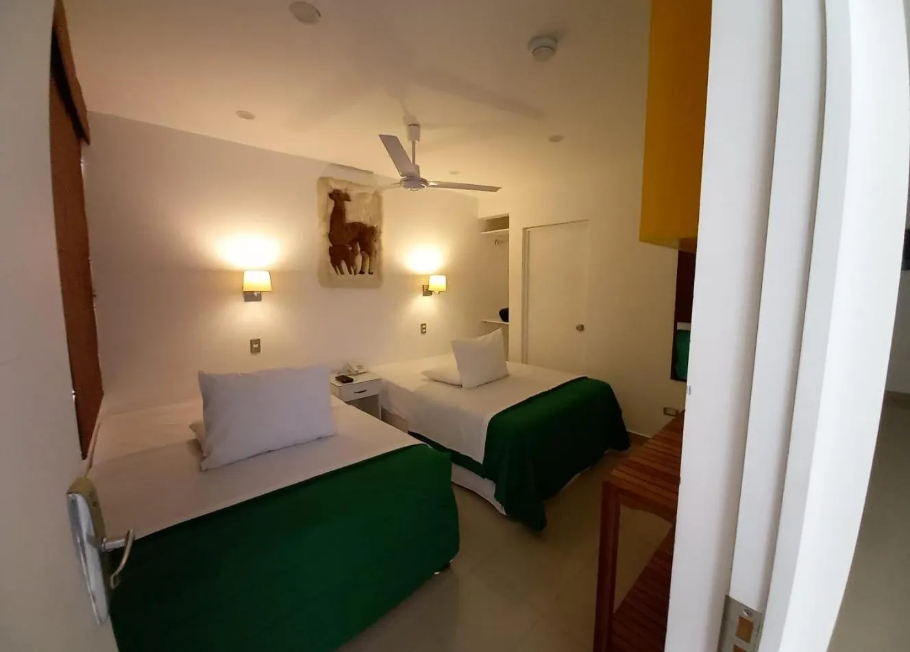 Bed in Hotel Riviera Inka Paracas