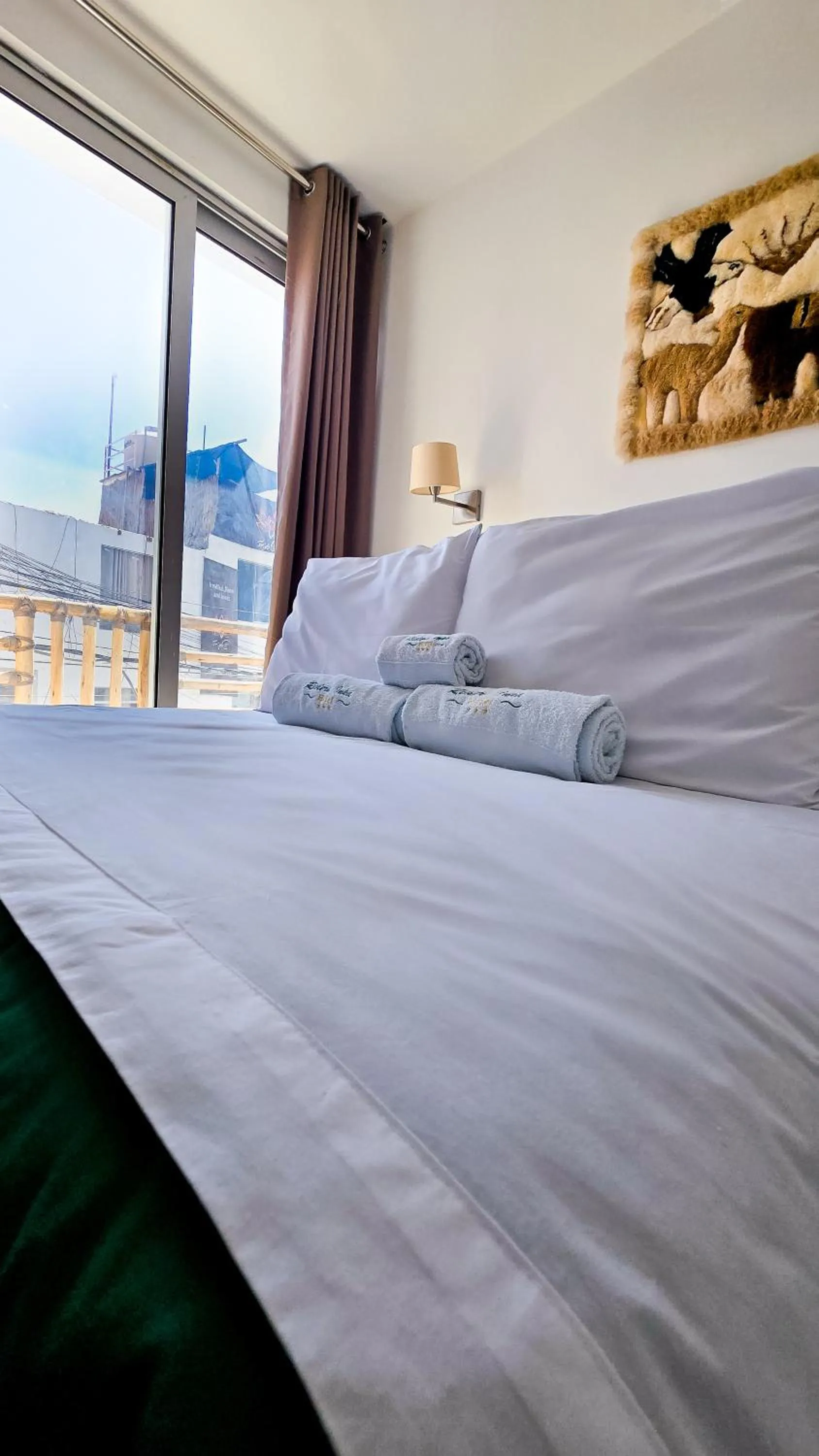 Bed in Hotel Riviera Inka Paracas