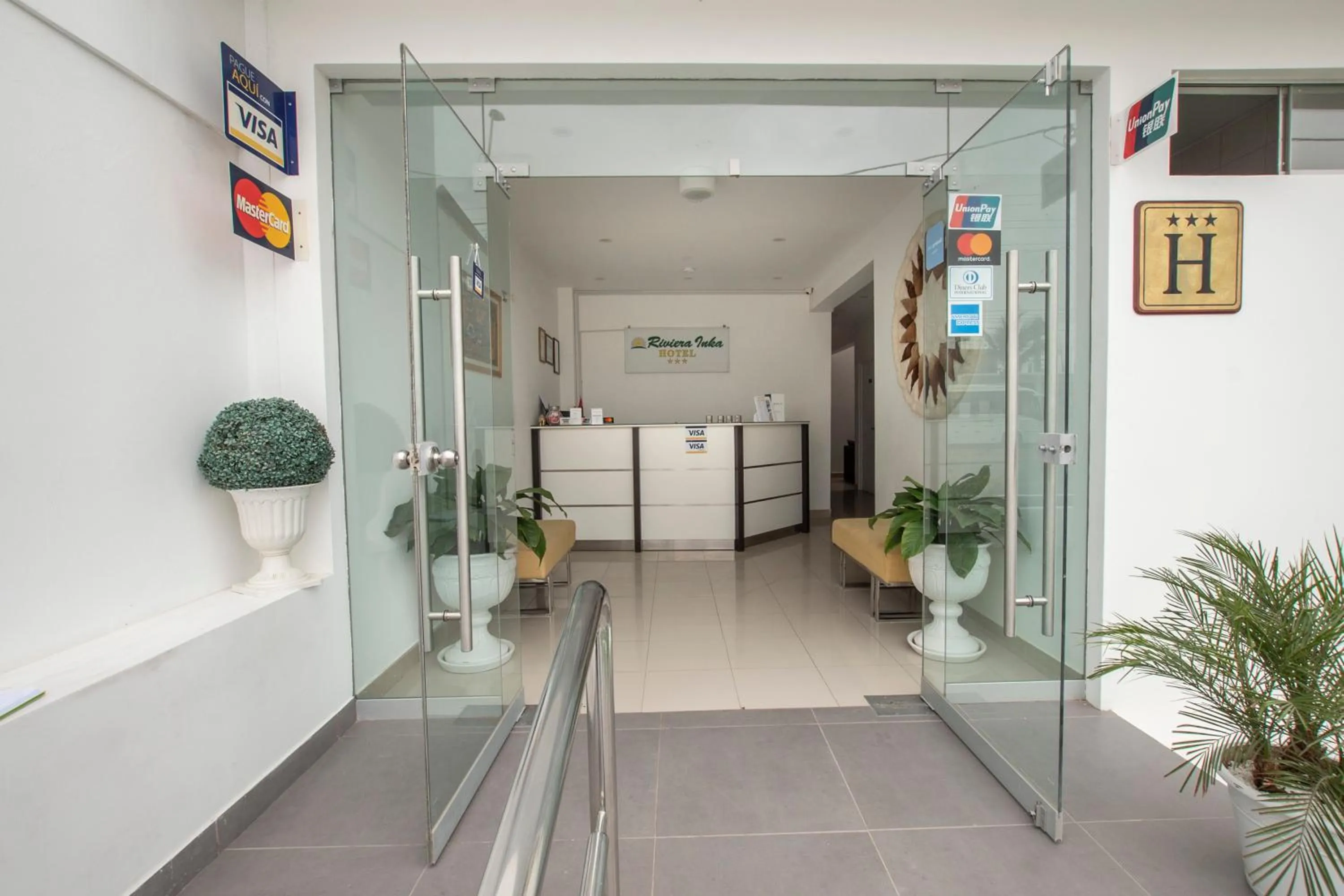 Lobby or reception in Hotel Riviera Inka Paracas