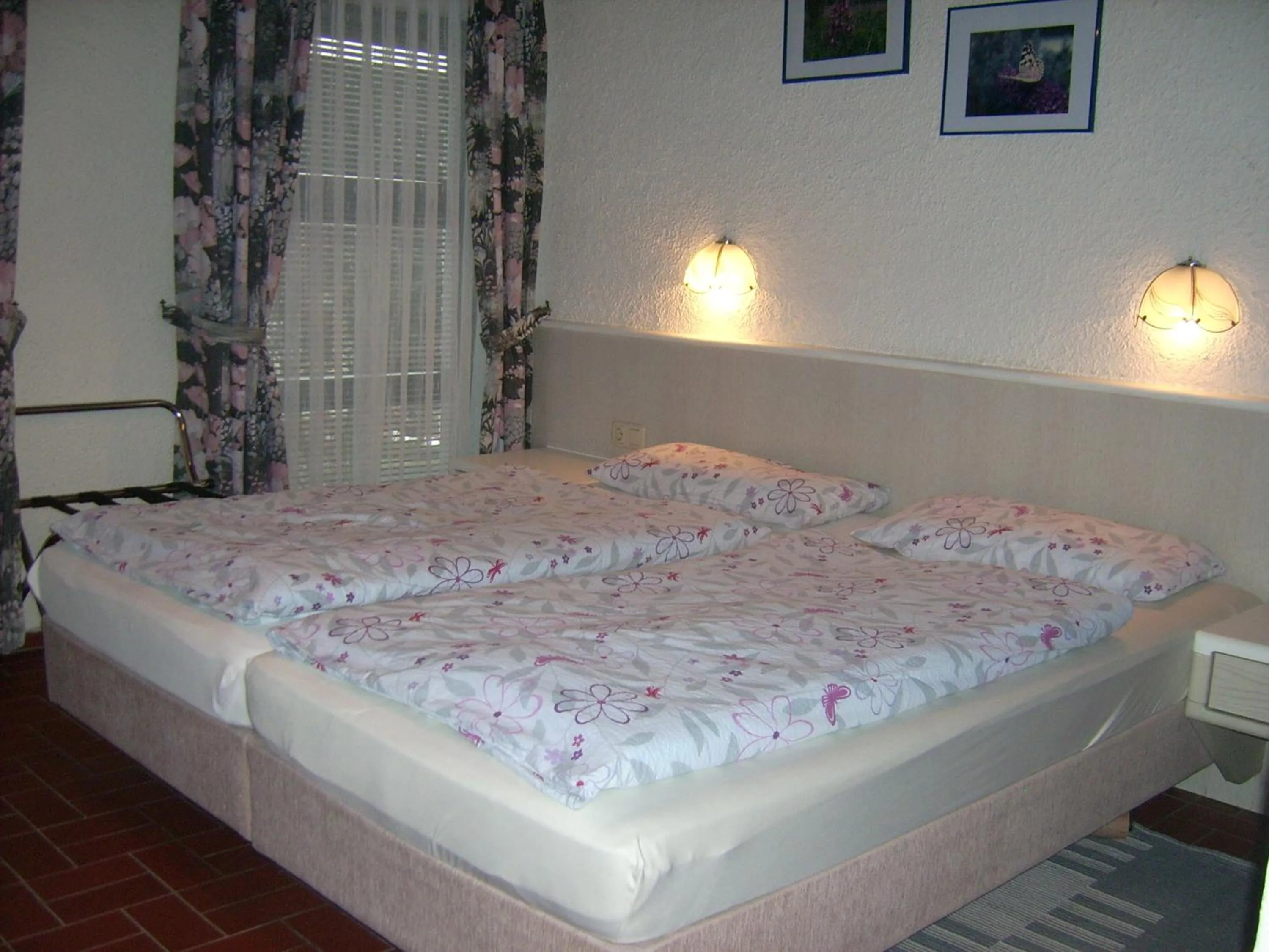 Bed in Gästehaus Hochrhönblick