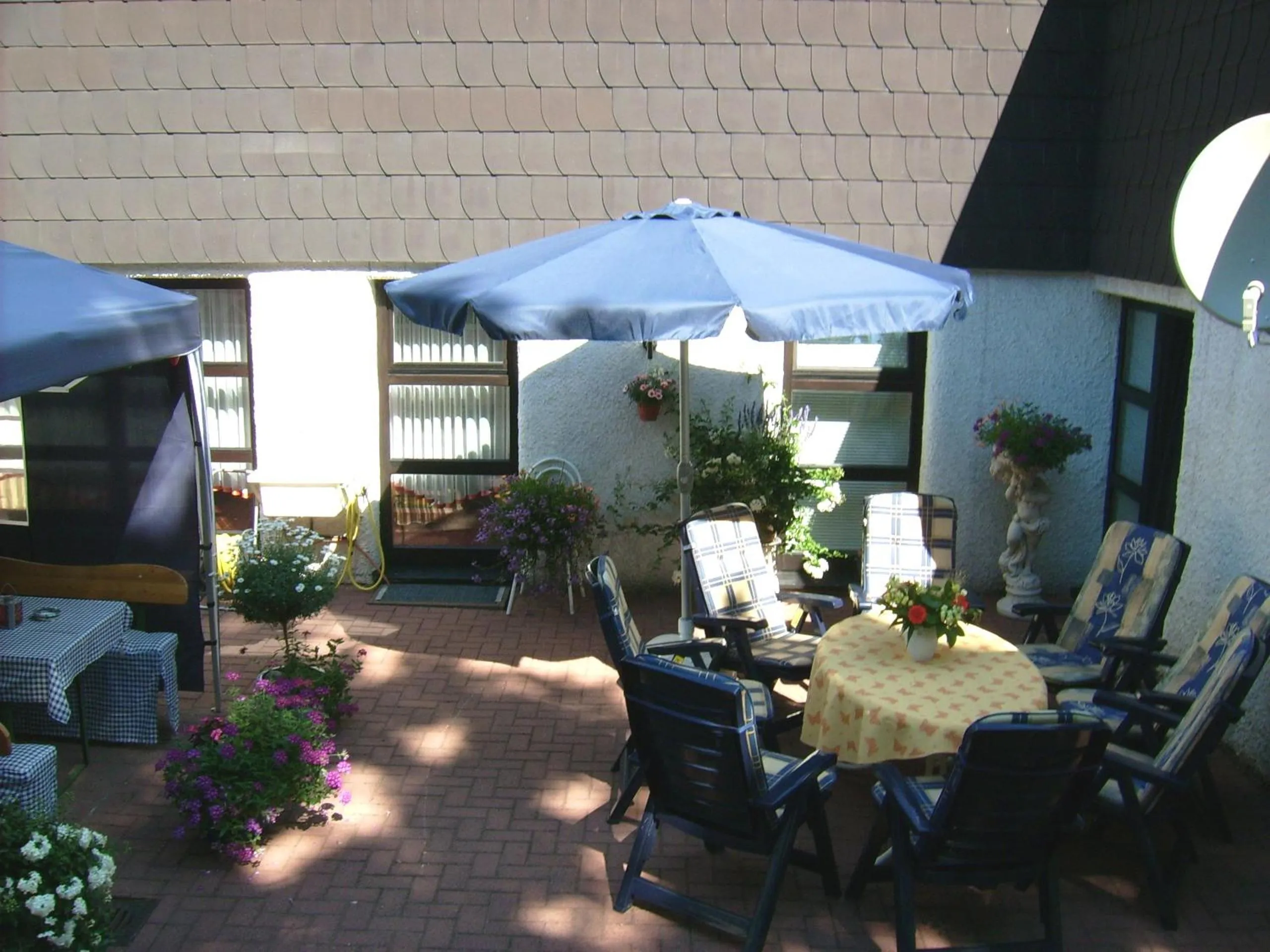 Balcony/Terrace in Gästehaus Hochrhönblick