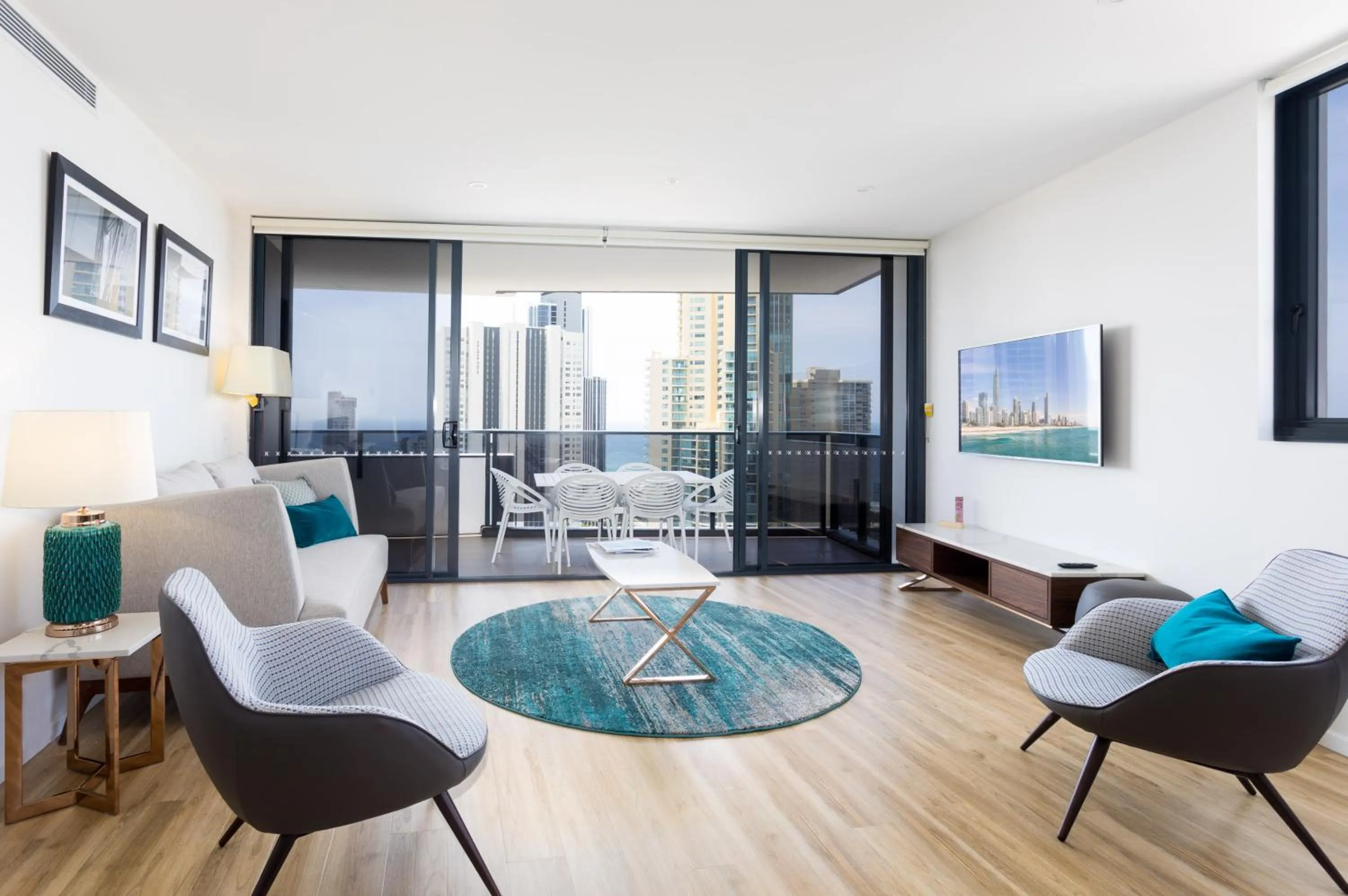 Balcony/Terrace in Ruby Gold Coast by CLLIX