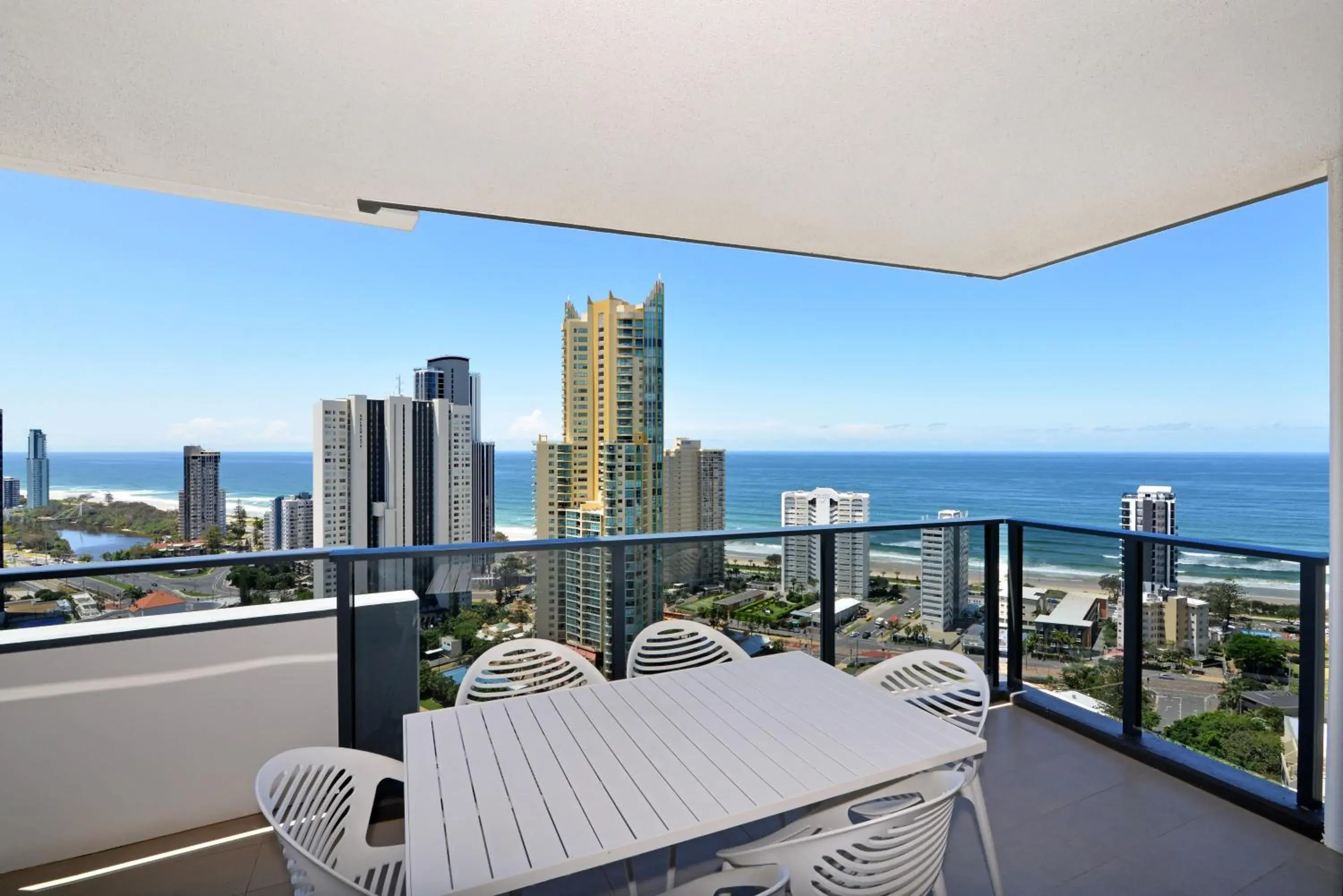 Three Bedroom Apartment with Ocean View in Ruby Gold Coast by CLLIX Three Bedroom Apartment with Ocean View in Ruby Gold Coast by CLLIX