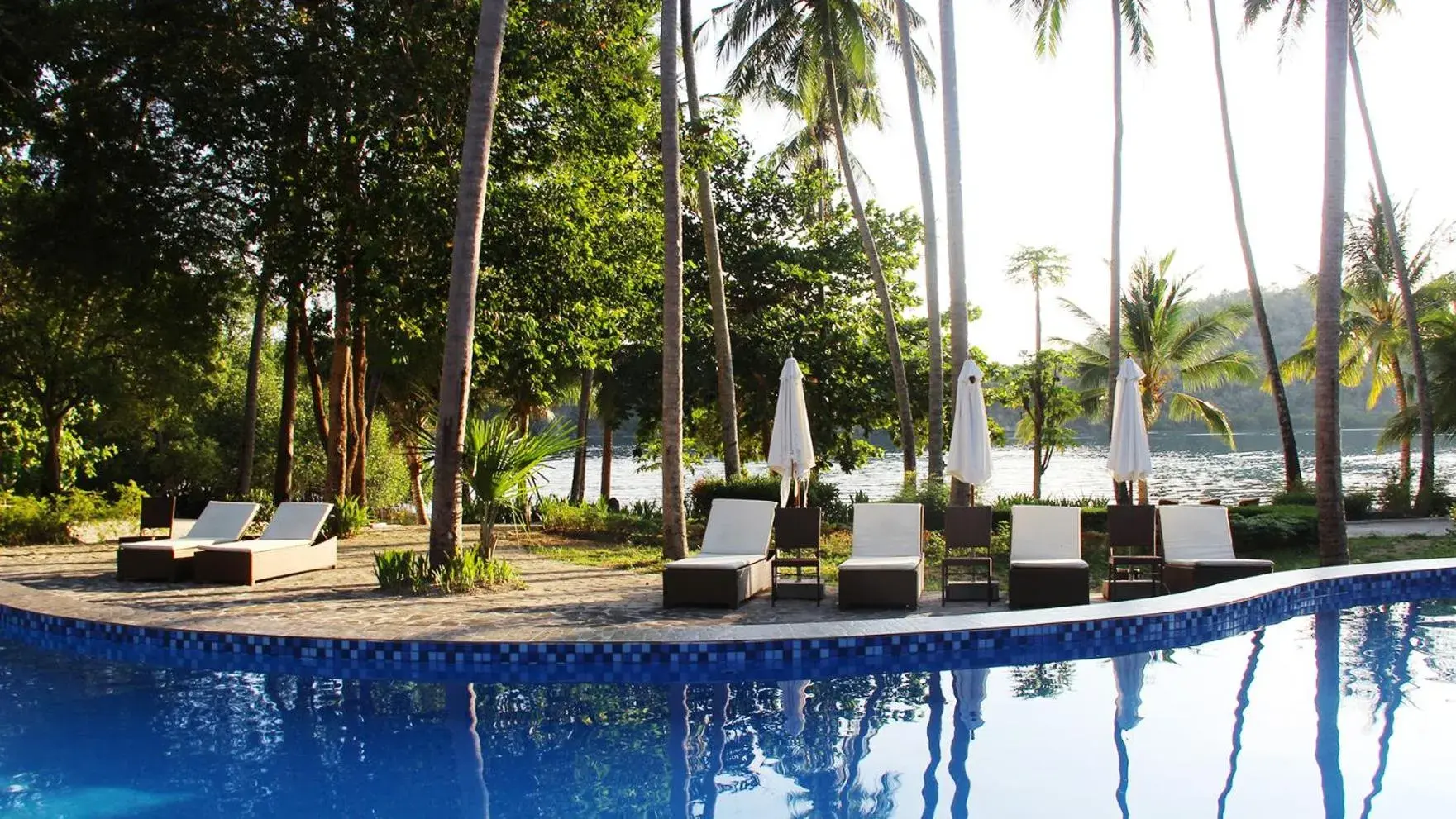 Pool view in Fridays Puerto Galera Pool view in Fridays Puerto Galera