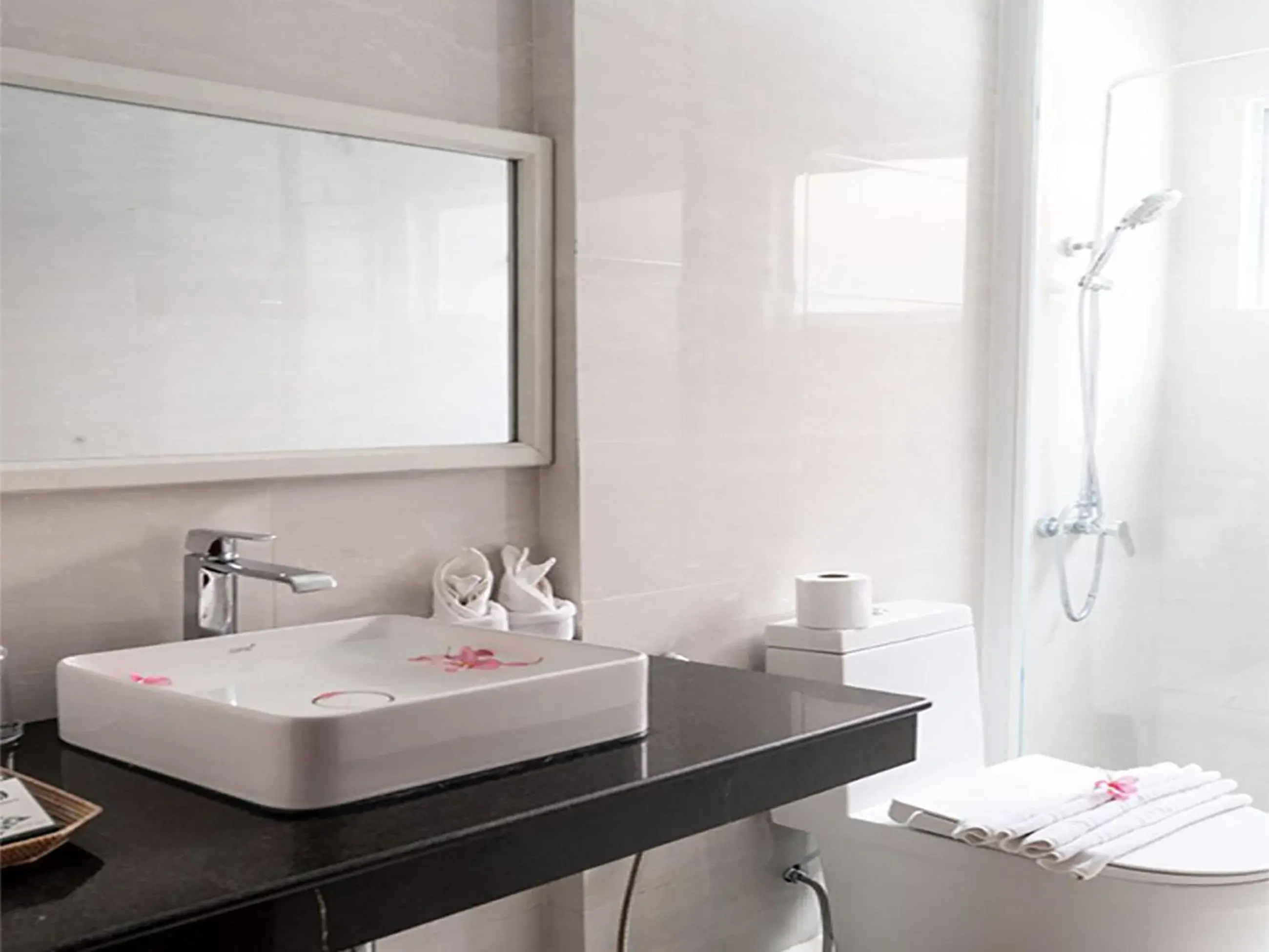 Bathroom in Lavender Angkor Boutique Bathroom in Lavender Angkor Boutique