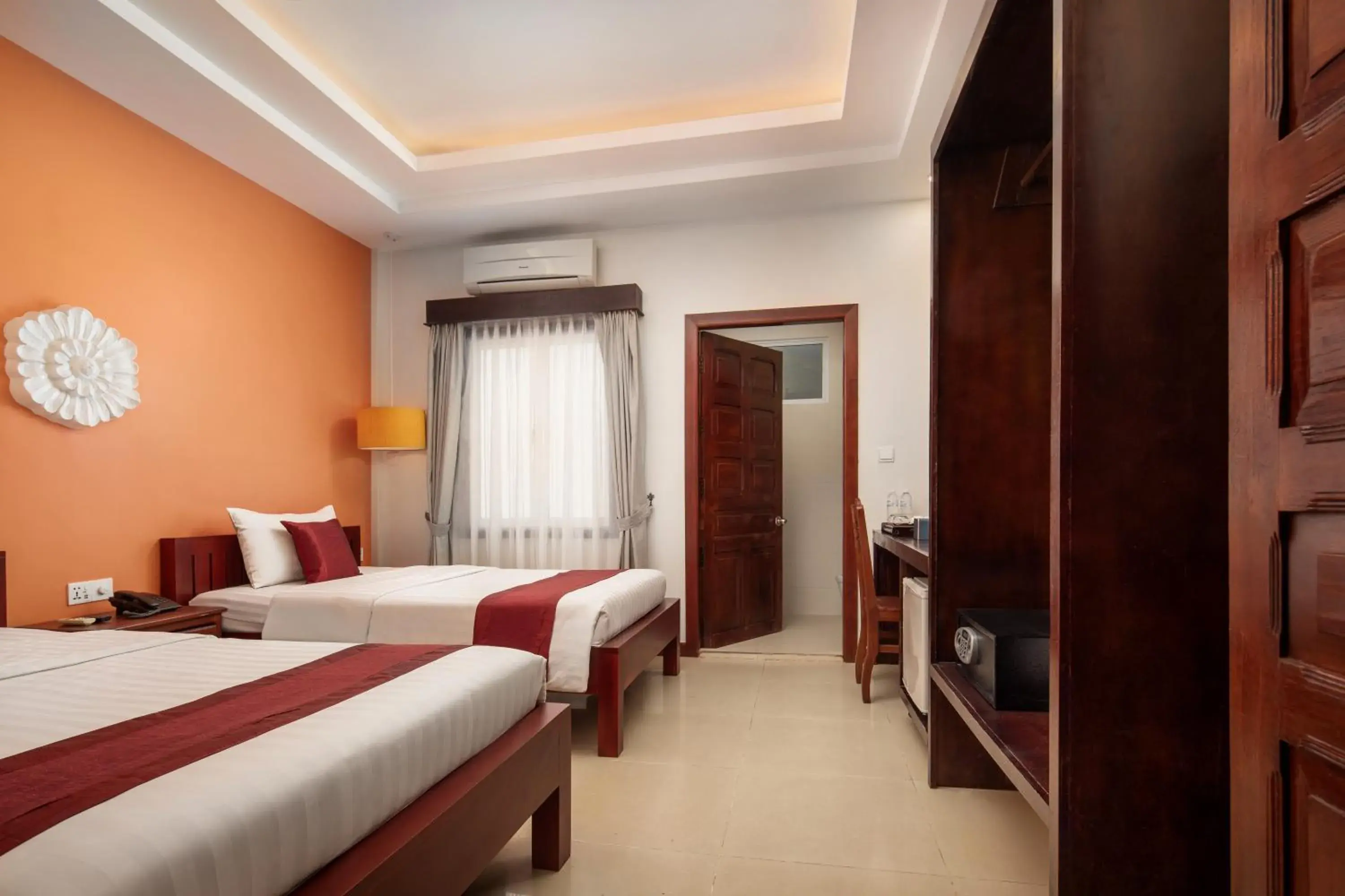 Bedroom, Bed in Lavender Angkor Boutique Bedroom, Bed in Lavender Angkor Boutique