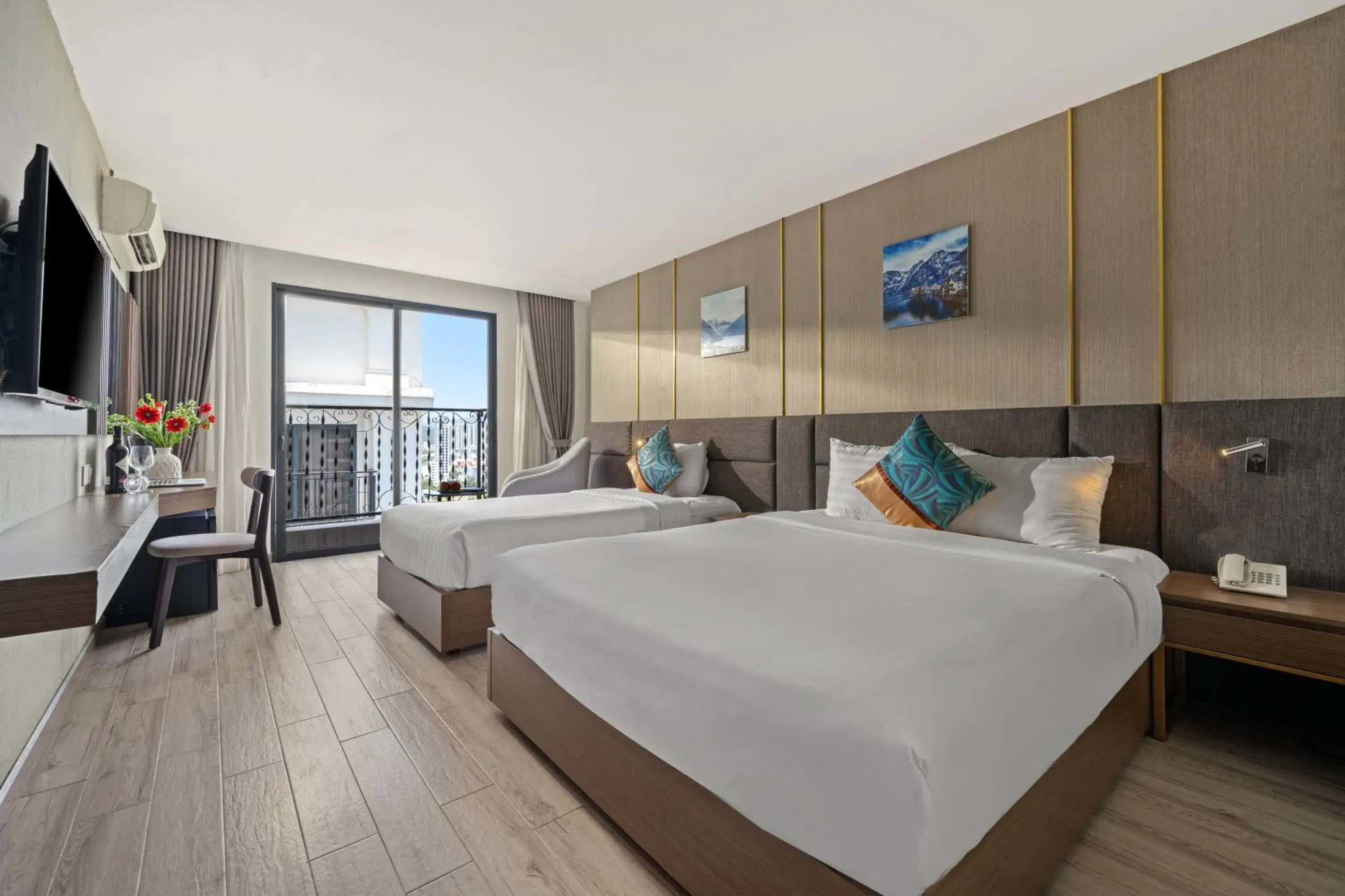 Bed in Sochi Hotel Bed in Sochi Hotel