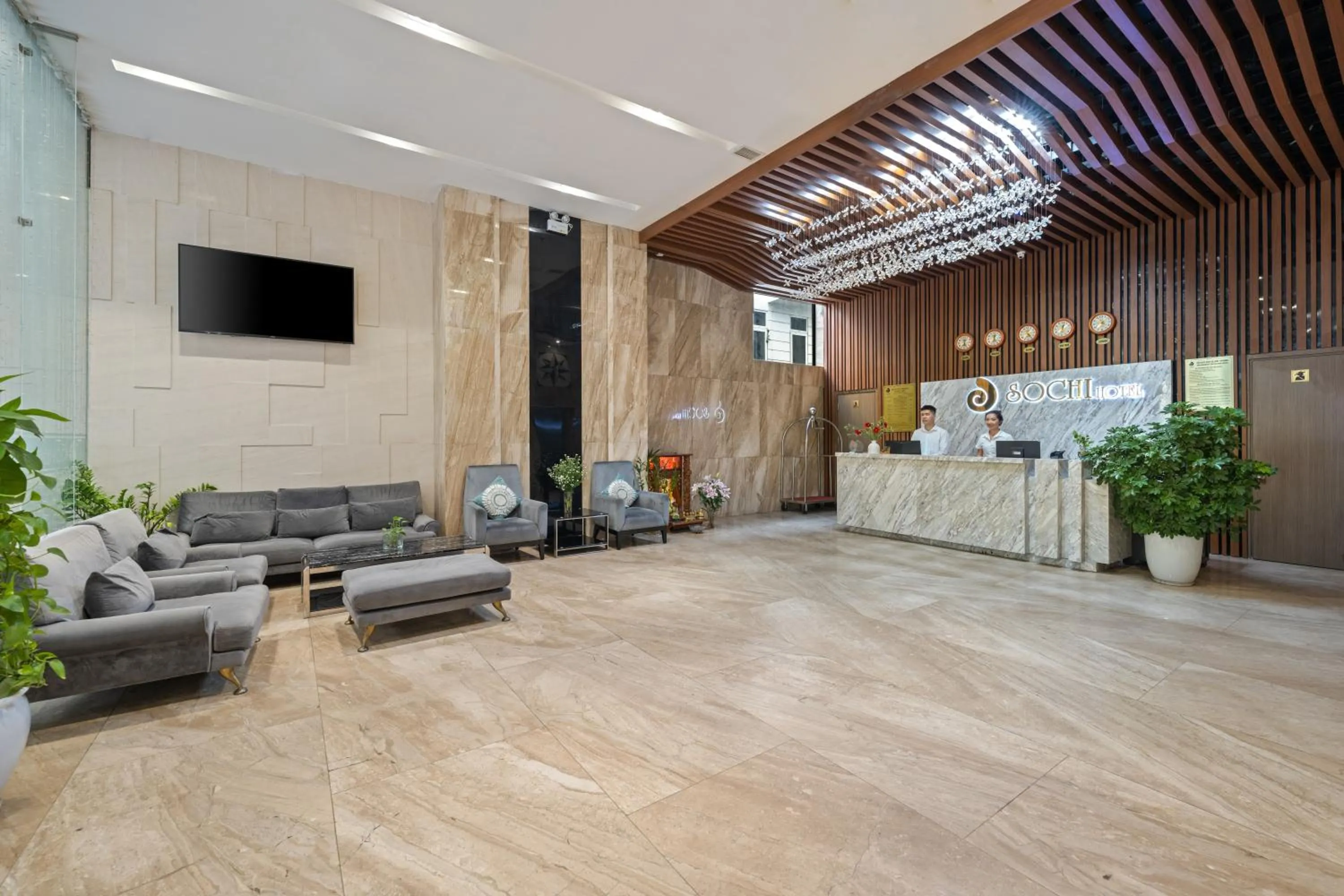 Communal lounge/ TV room in Sochi Hotel