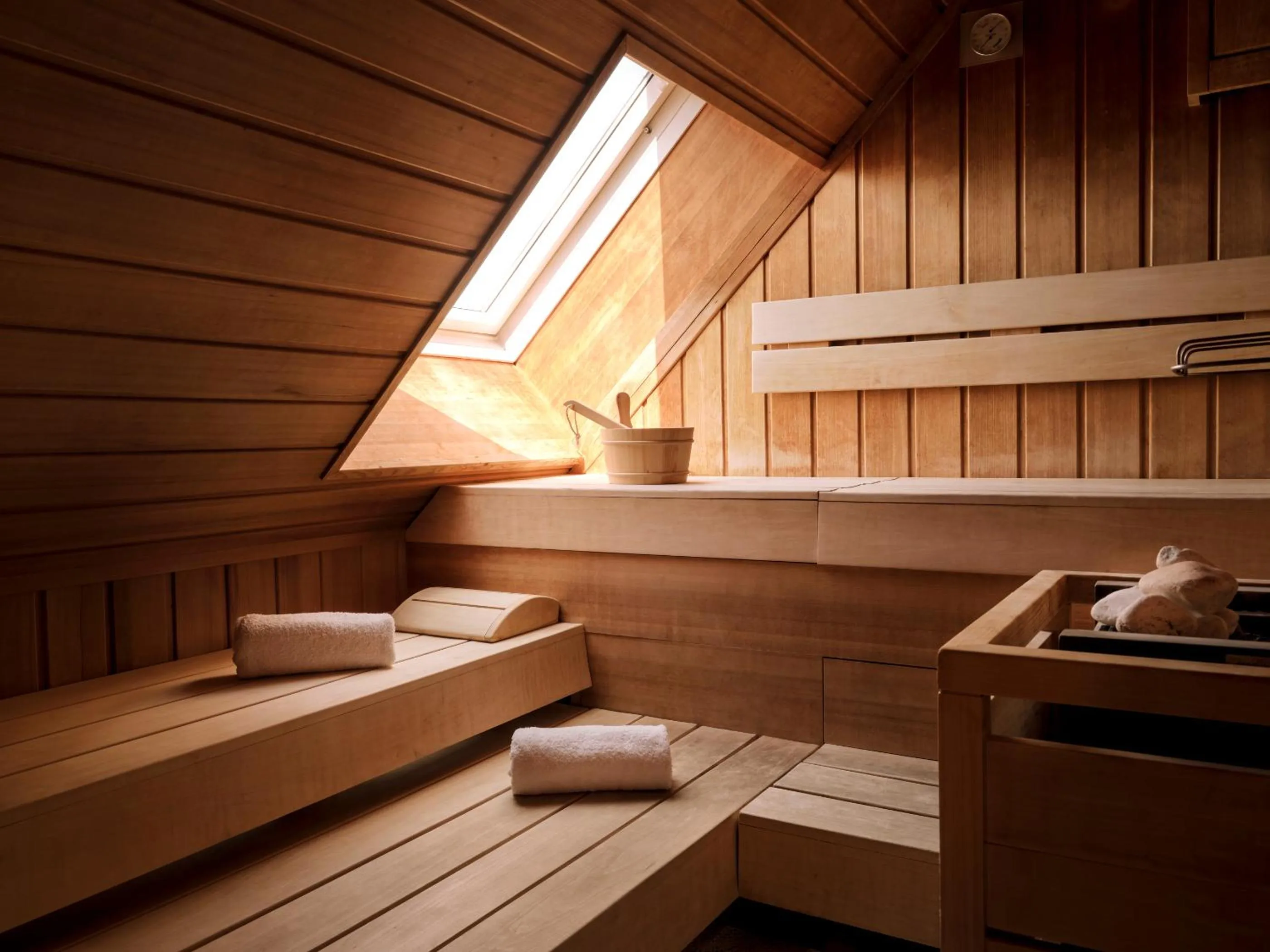Sauna in Max Brown Hotel 5th District, part of Sircle Collection