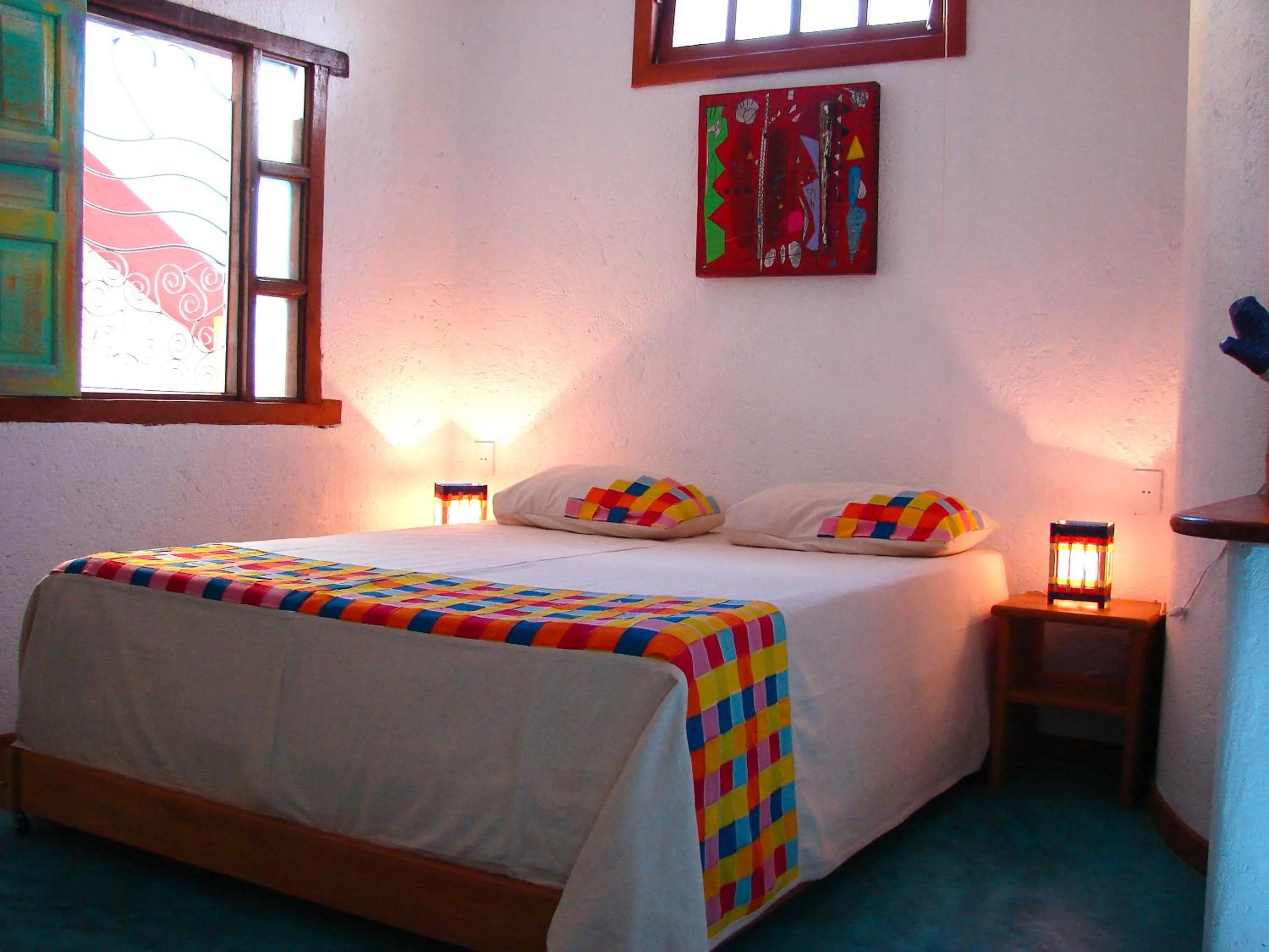 Bed in Art Hotel Aos Sinos Dos Anjos