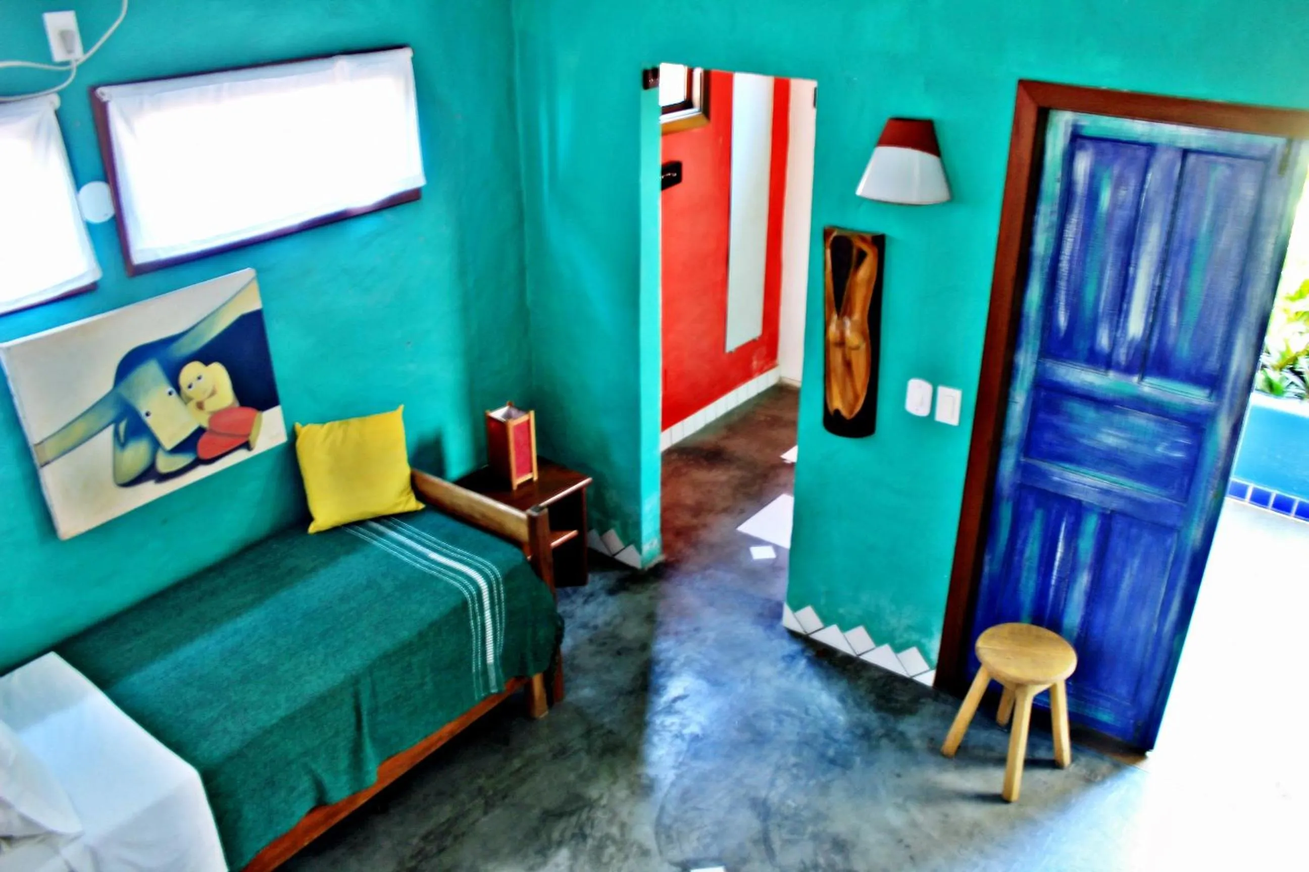 Bed in Art Hotel Aos Sinos Dos Anjos