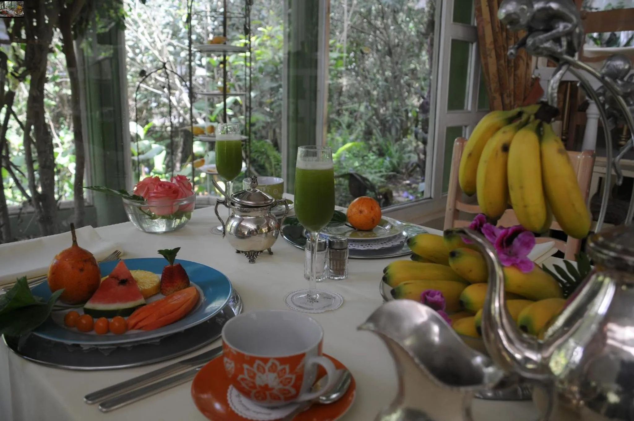 American breakfast in La Mirage Garden Hotel & Spa