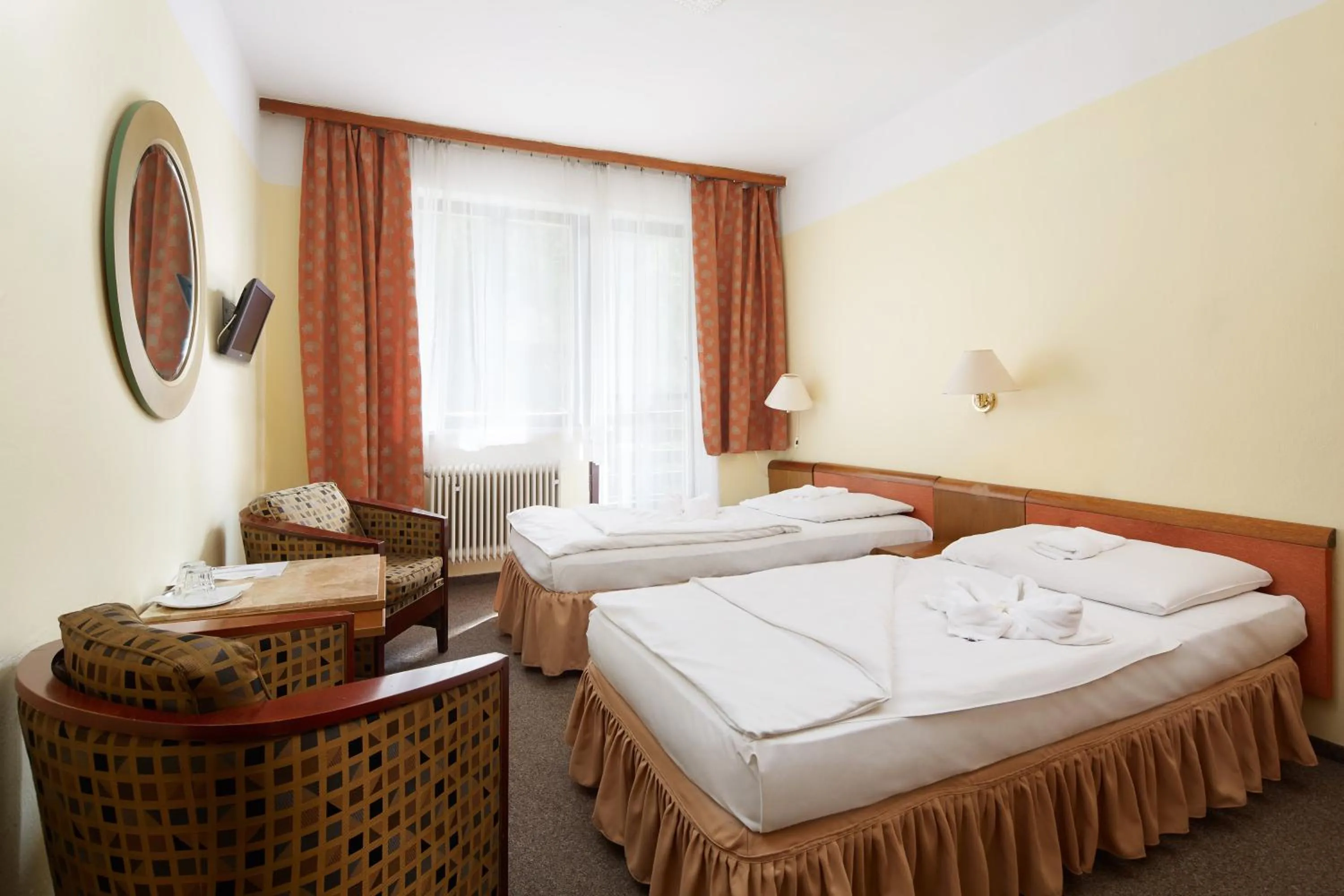 Bedroom, Bed in Hotel Medlov Depandance