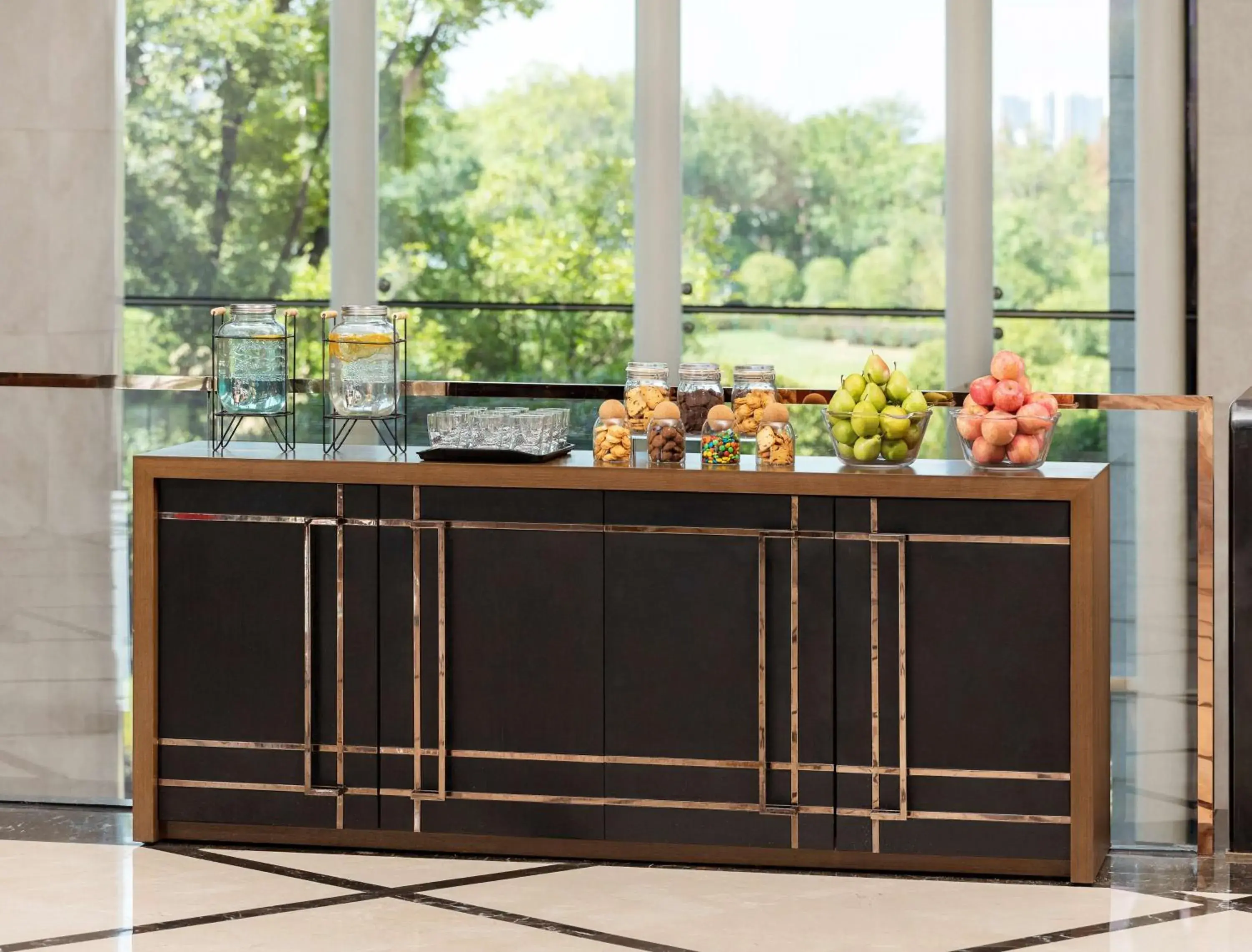 Lobby or reception in Radisson Blu Hotel Wuhan ETD Zone Lobby or reception in Radisson Blu Hotel Wuhan ETD Zone