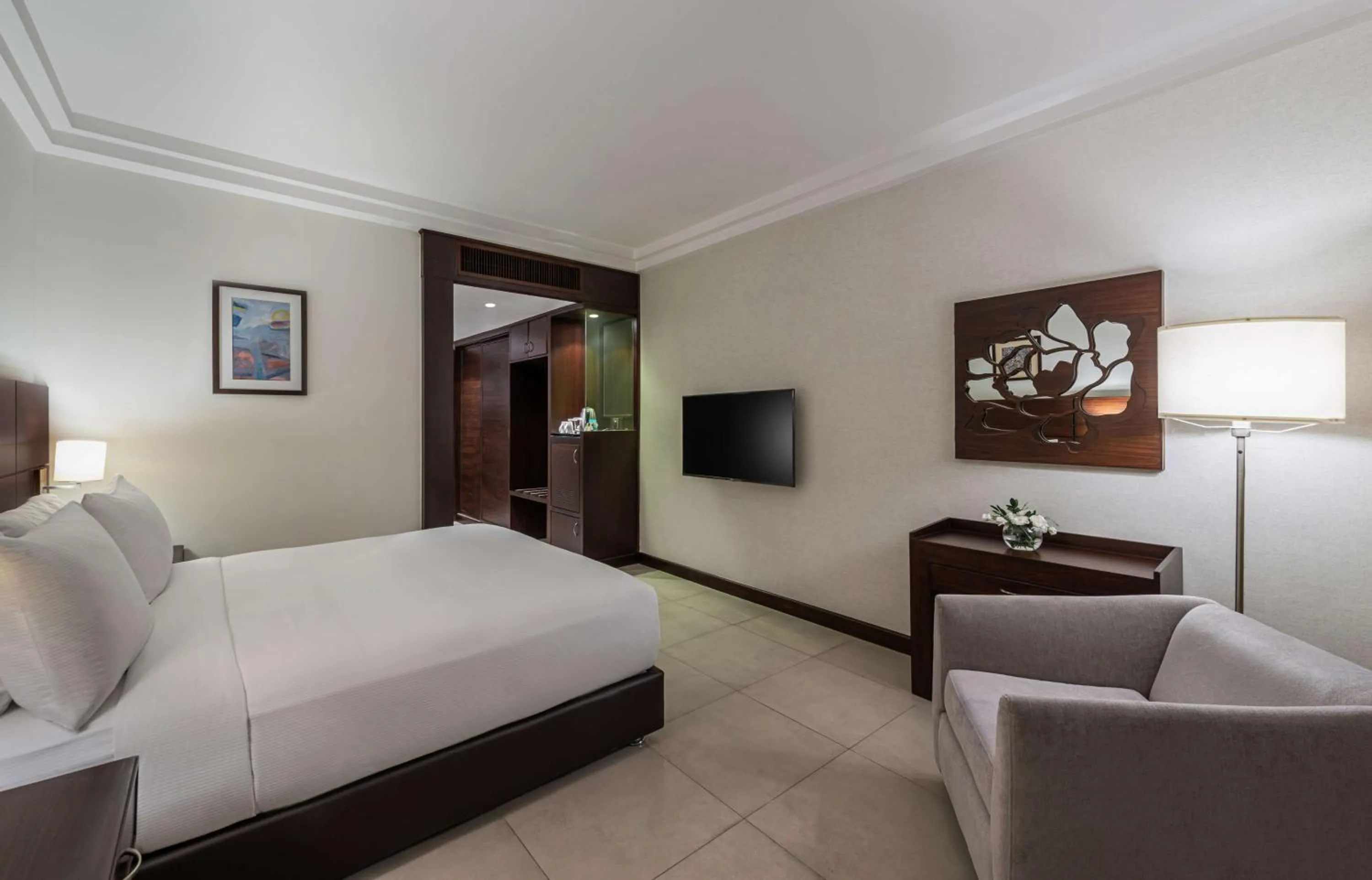 Bed in DoubleTree by Hilton Hotel Aqaba