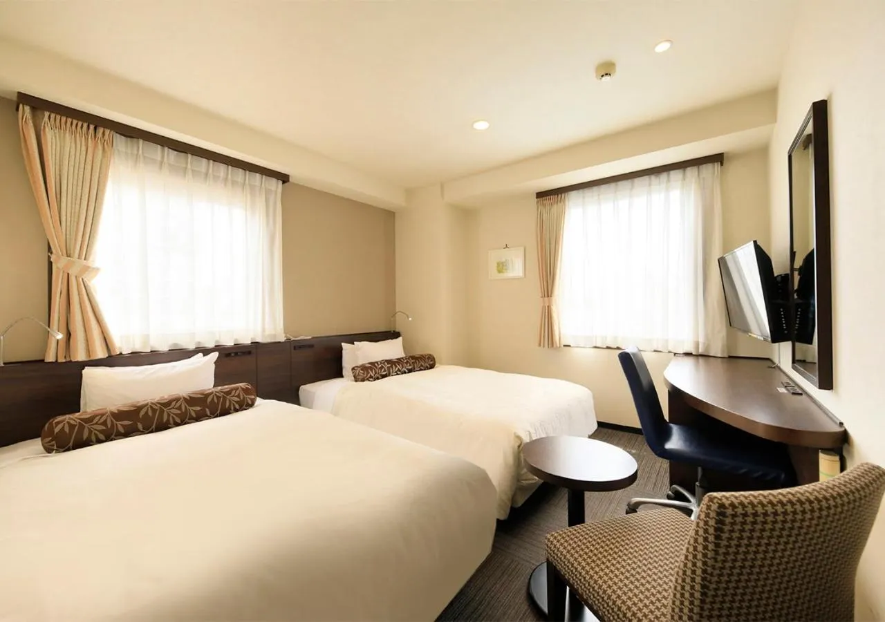 Photo of the whole room, Bed in Aomori Center Hotel