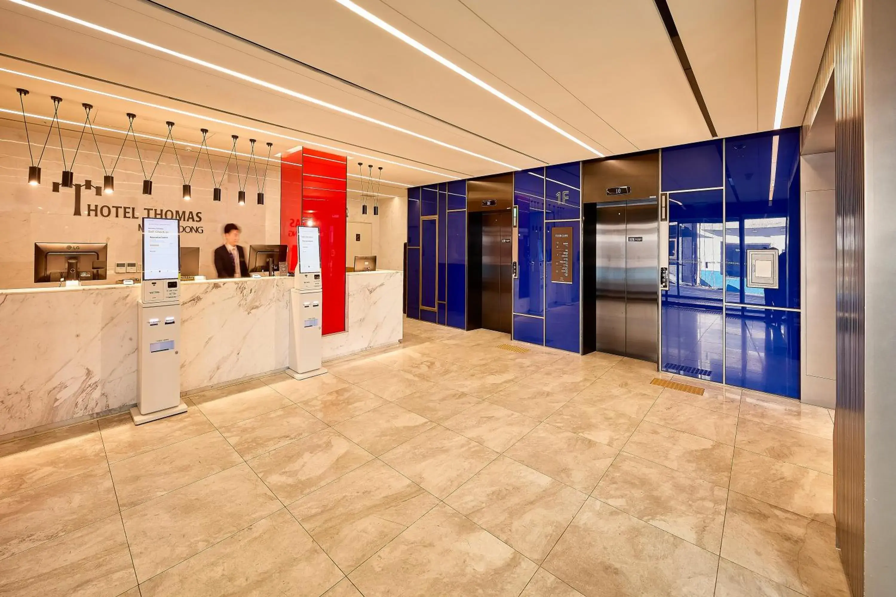 Lobby or reception in Hotel Thomas Myeongdong Lobby or reception in Hotel Thomas Myeongdong