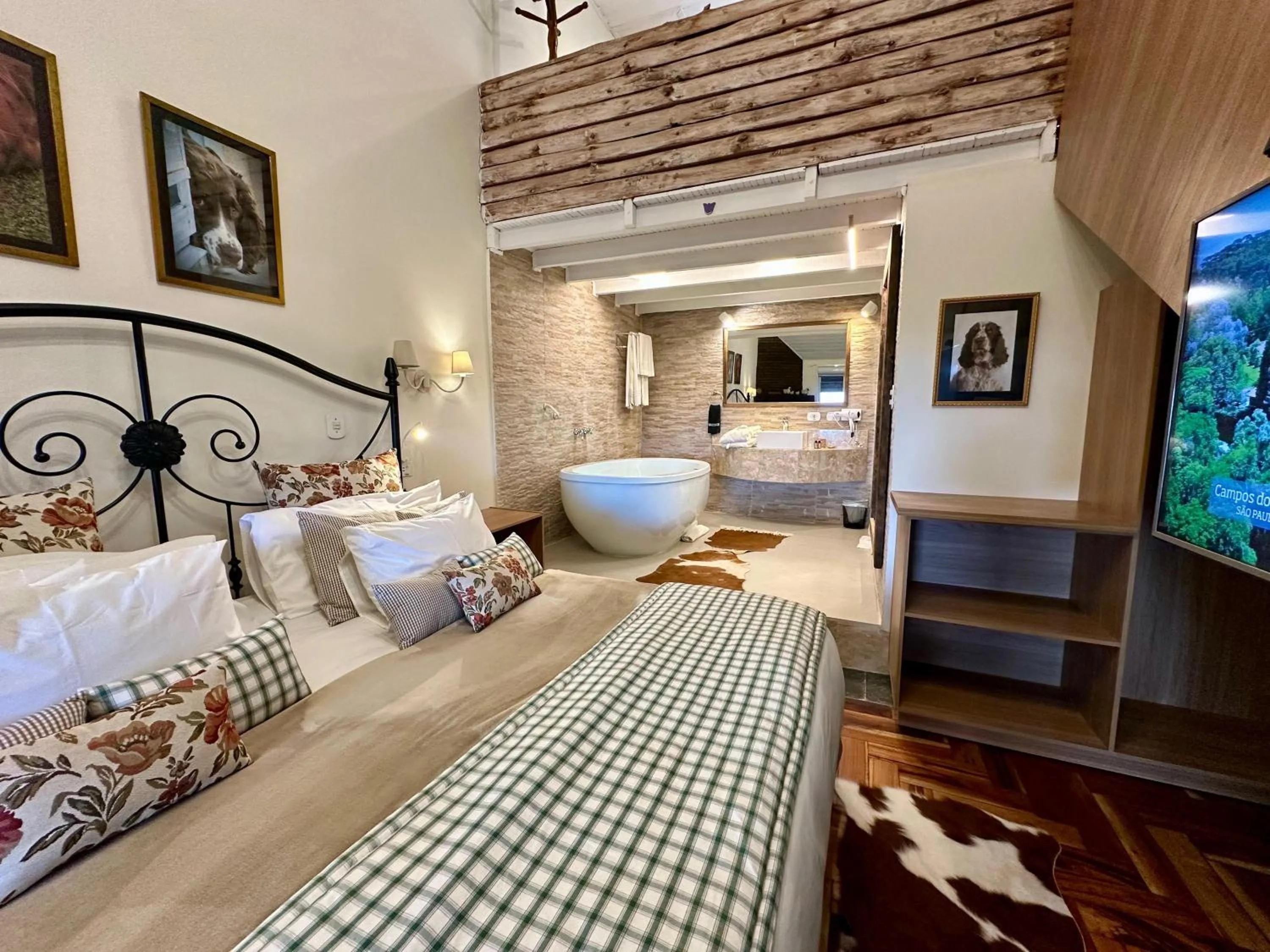 Bed in Pousada Alto Da Boa Vista