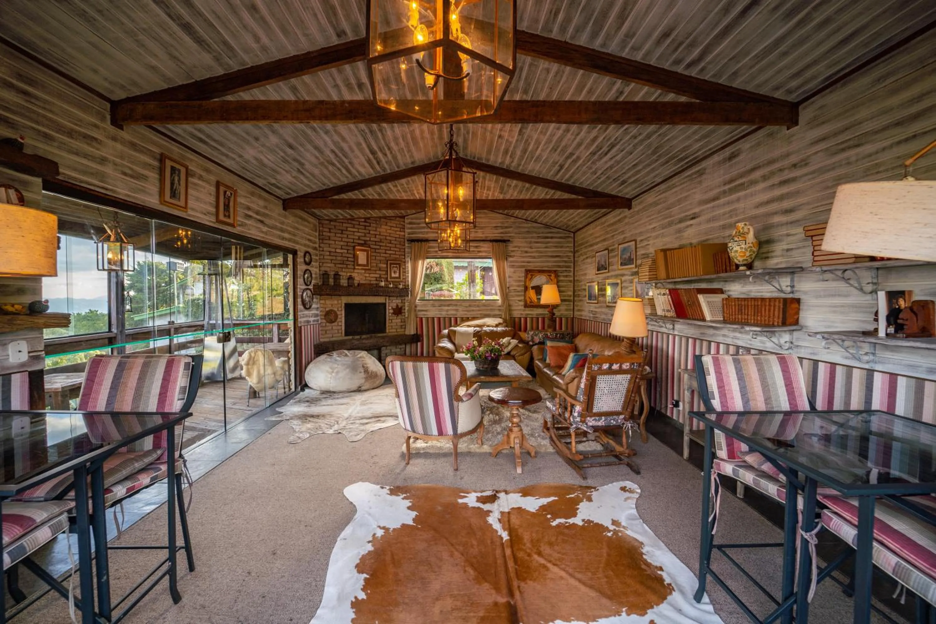 Seating area in Pousada Alto Da Boa Vista