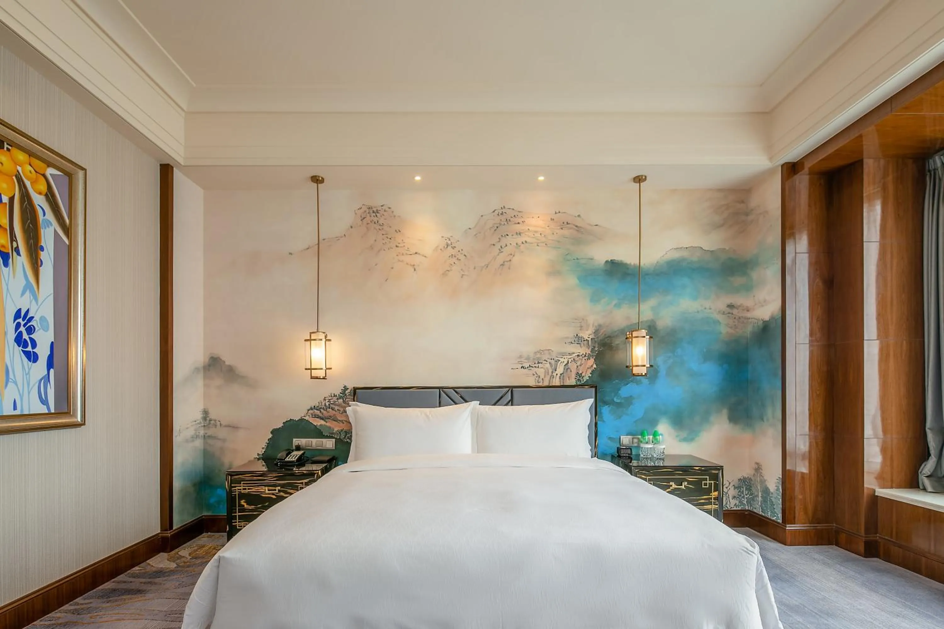 Bedroom, Bed in Chateau Star River Shaanxi