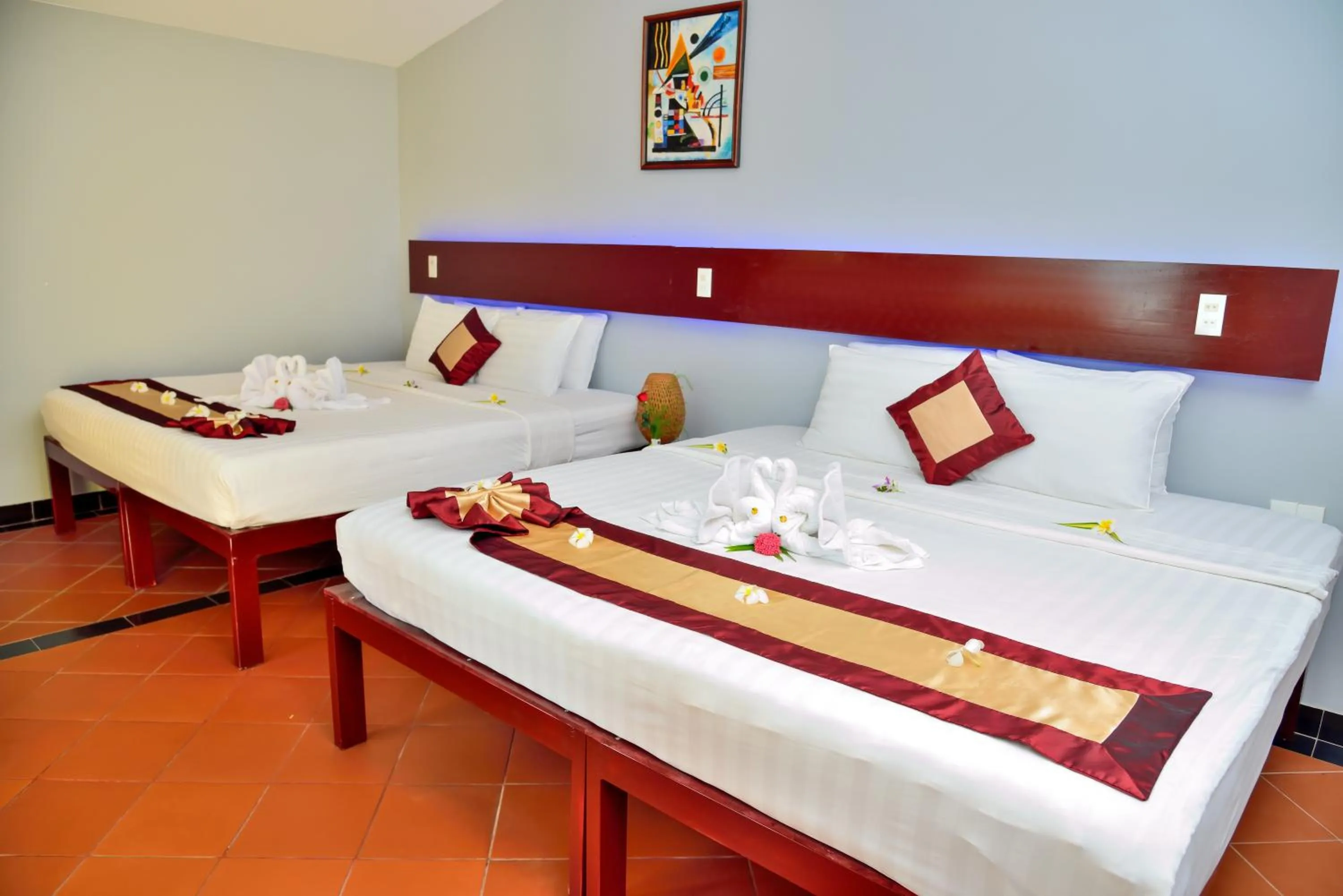 Bed in Thai Hoa Mui Ne Resort
