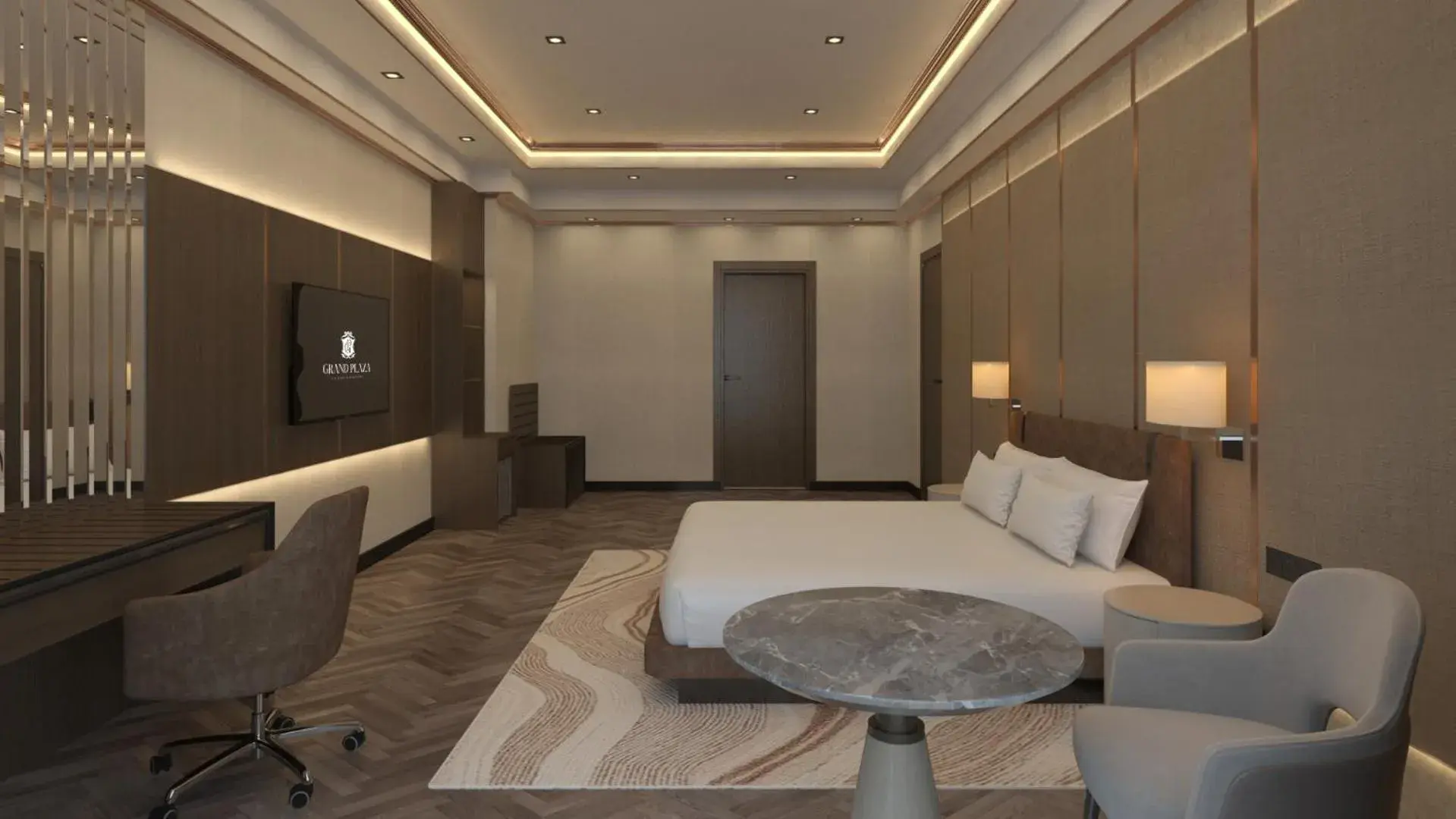 Bedroom, Bed in Grand Plaza Hotel Hanoi Bedroom, Bed in Grand Plaza Hotel Hanoi