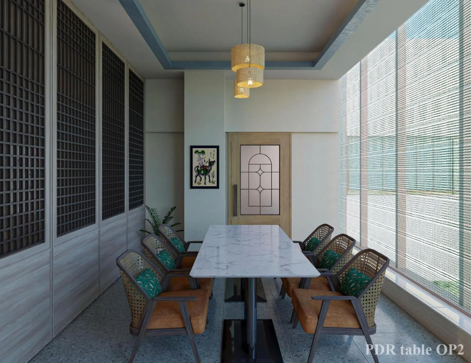 Dining area in Grand Plaza Hotel Hanoi