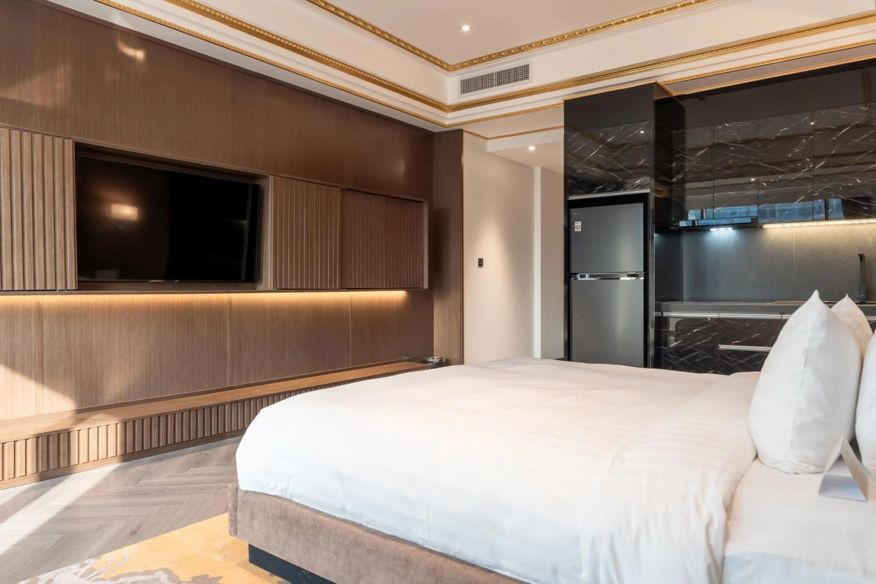 Bed in Grand Plaza Hotel Hanoi