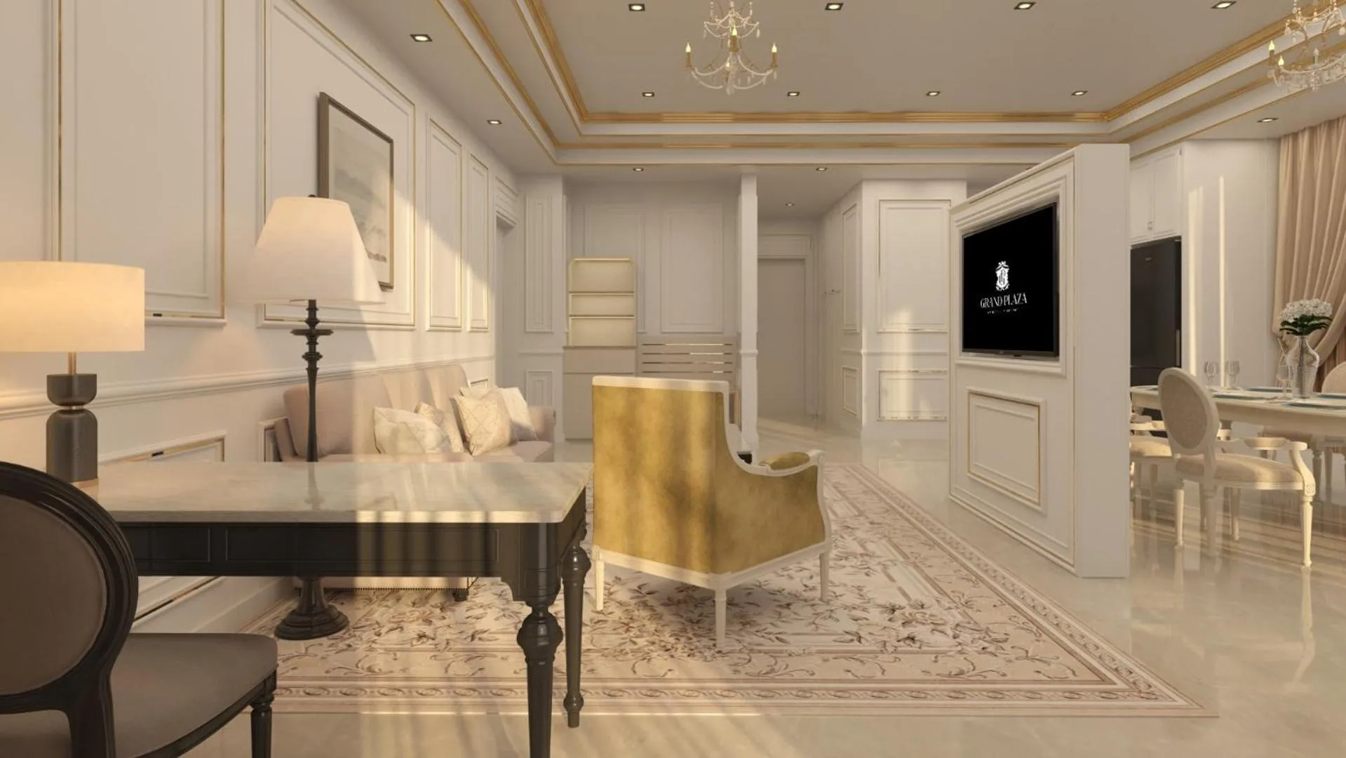 Living room in Grand Plaza Hotel Hanoi