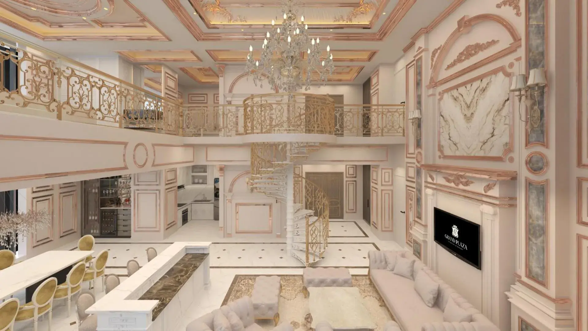 Living room in Grand Plaza Hotel Hanoi Living room in Grand Plaza Hotel Hanoi