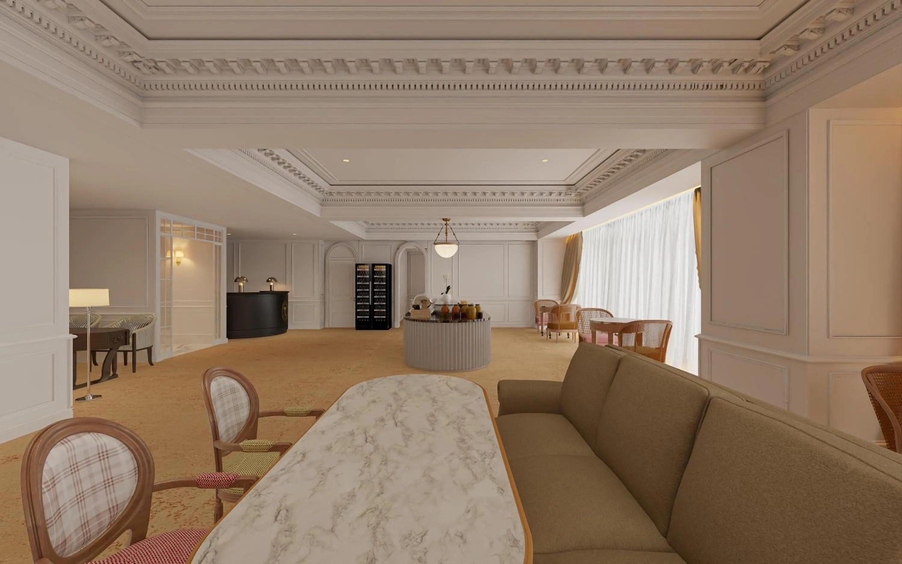 Seating area in Grand Plaza Hotel Hanoi