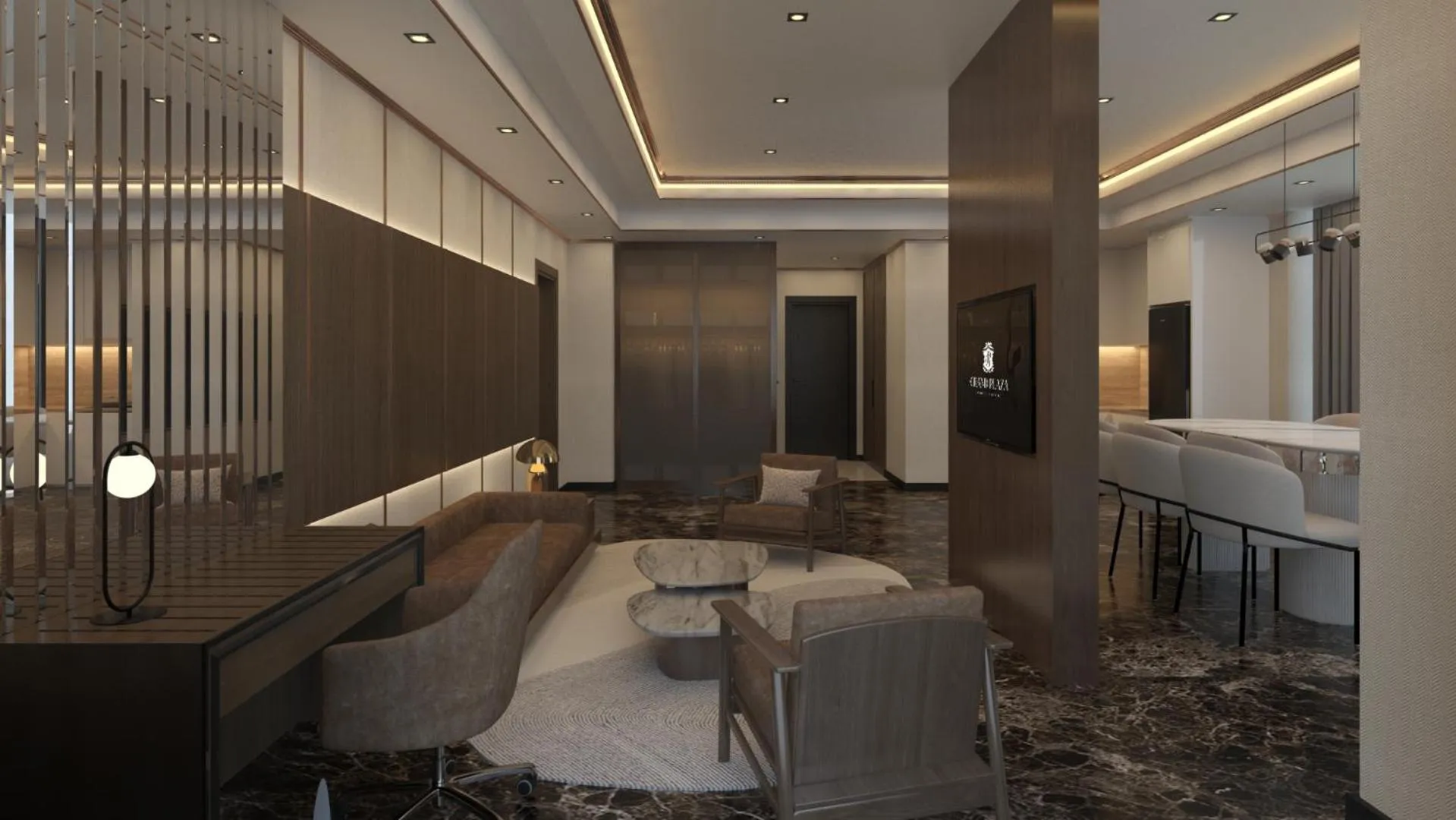 Living room in Grand Plaza Hotel Hanoi