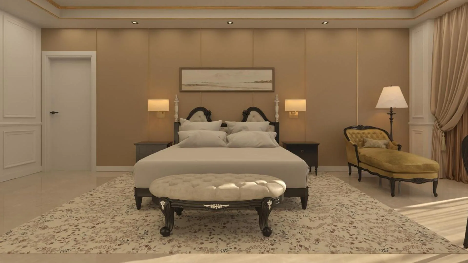 Bed in Grand Plaza Hotel Hanoi