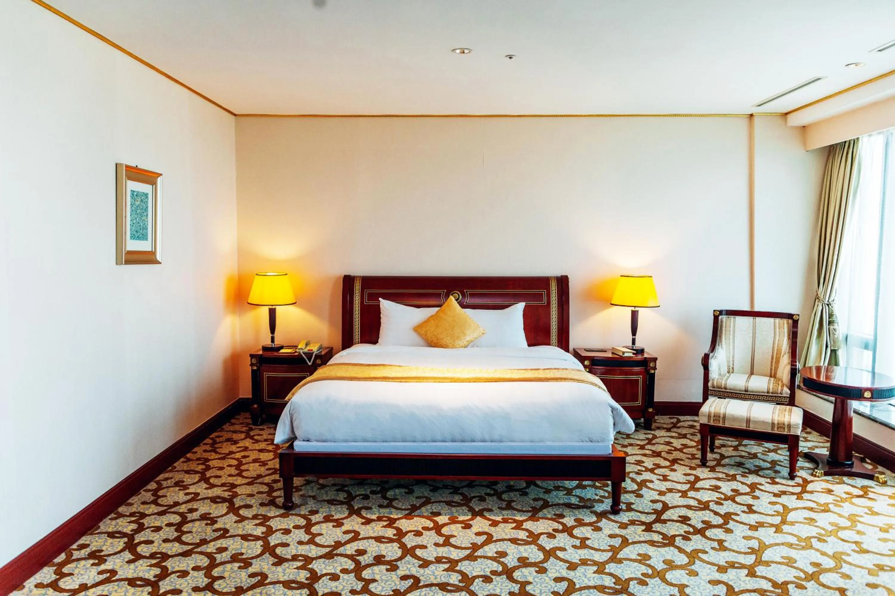 Bed in Grand Plaza Hotel Hanoi