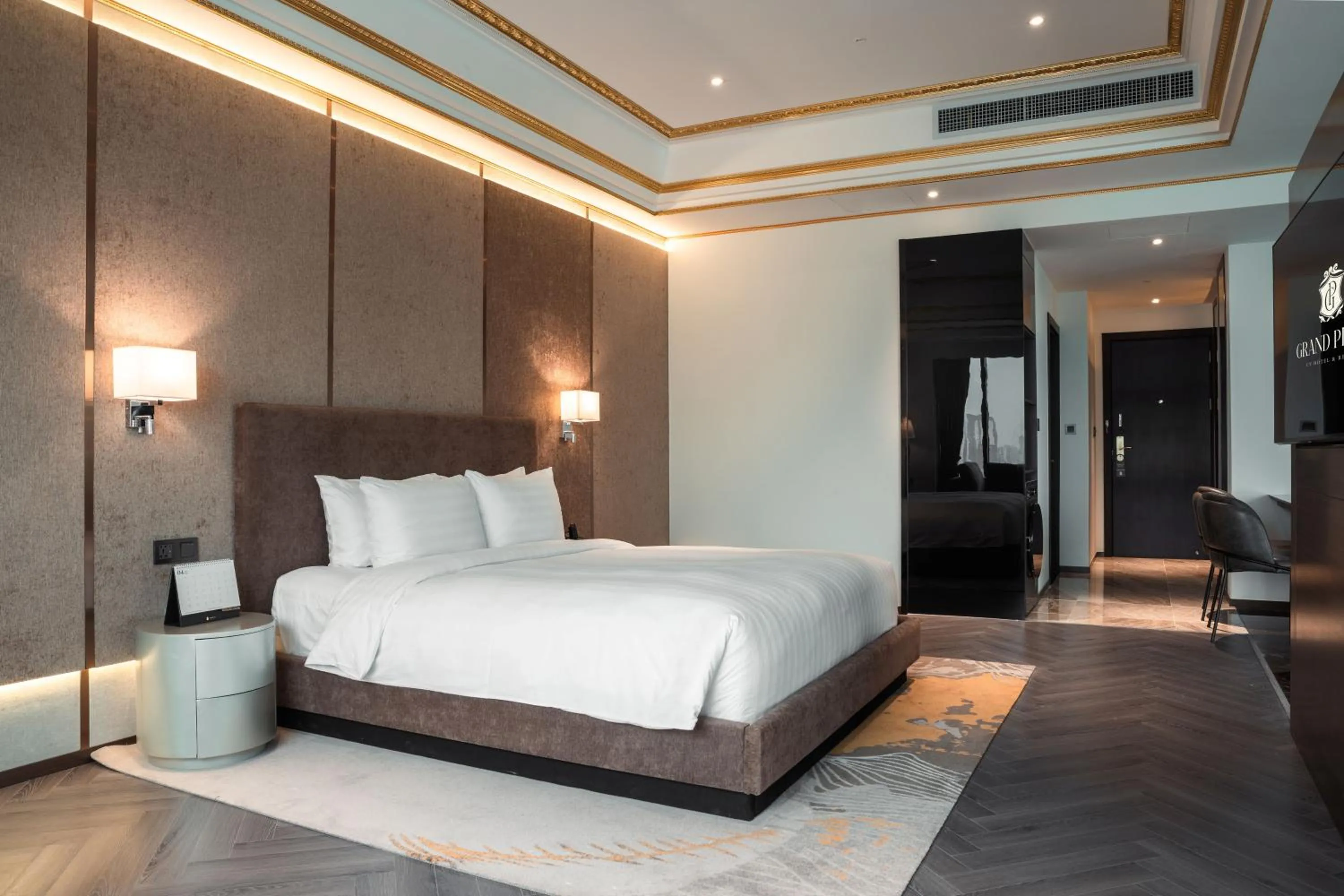 Bed in Grand Plaza Hotel Hanoi