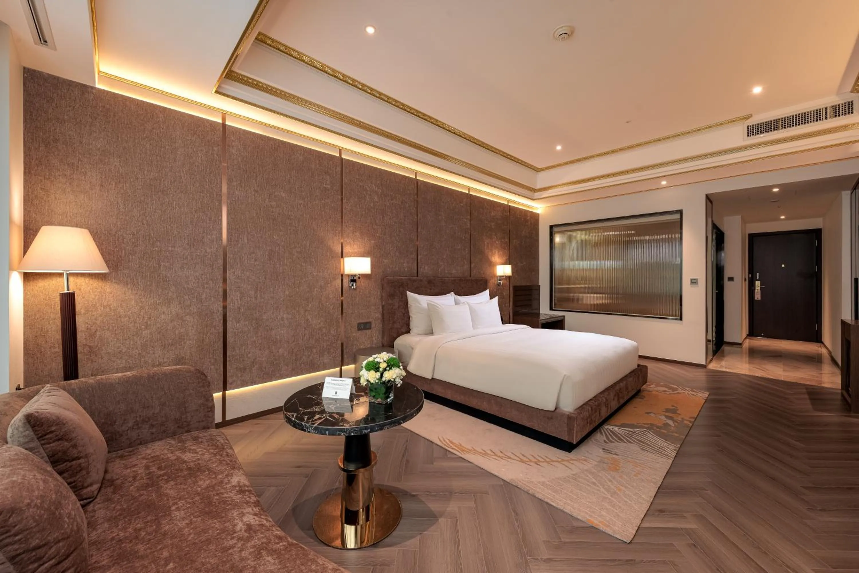 Bed in Grand Plaza Hotel Hanoi