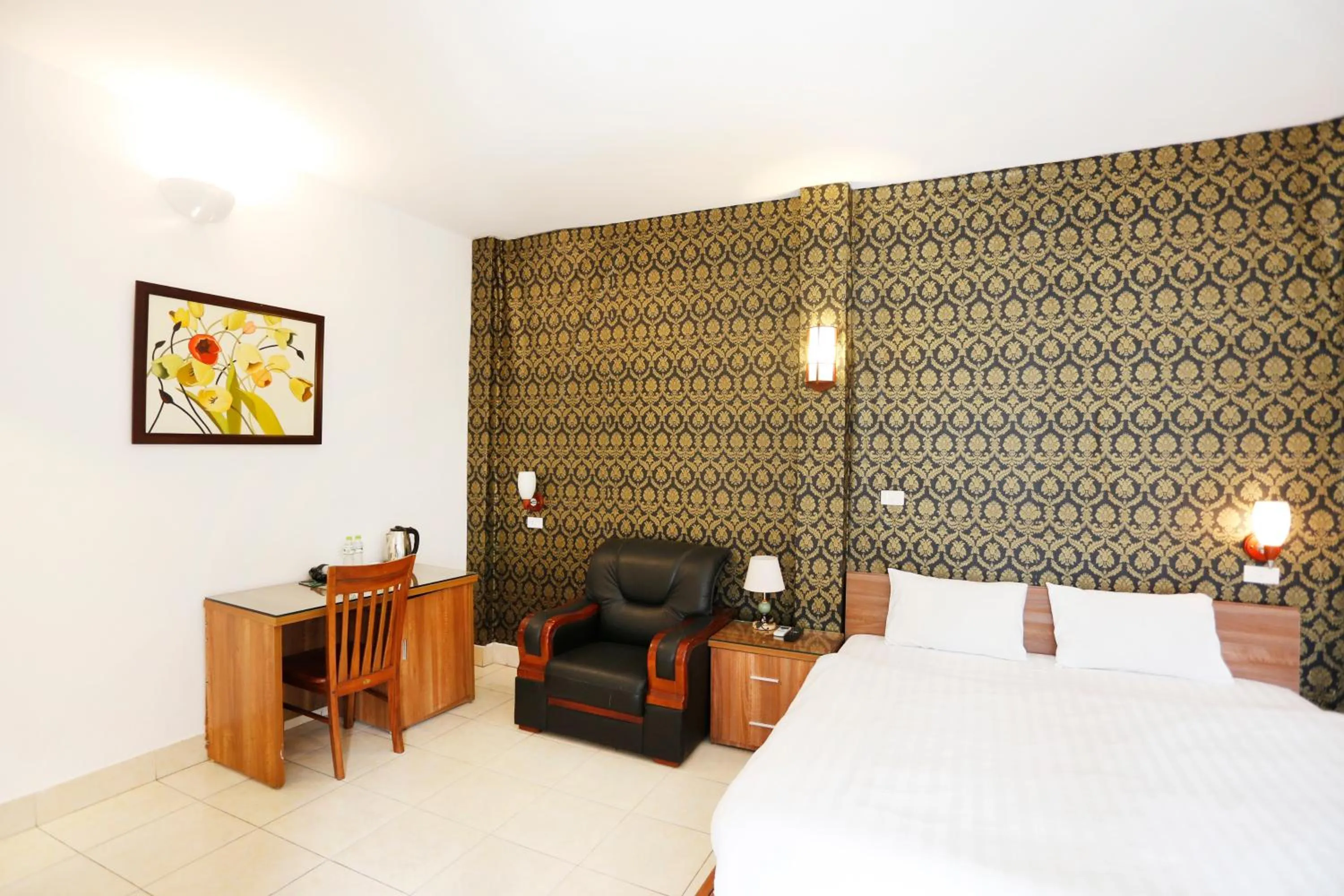 Bed in Especen Hotel