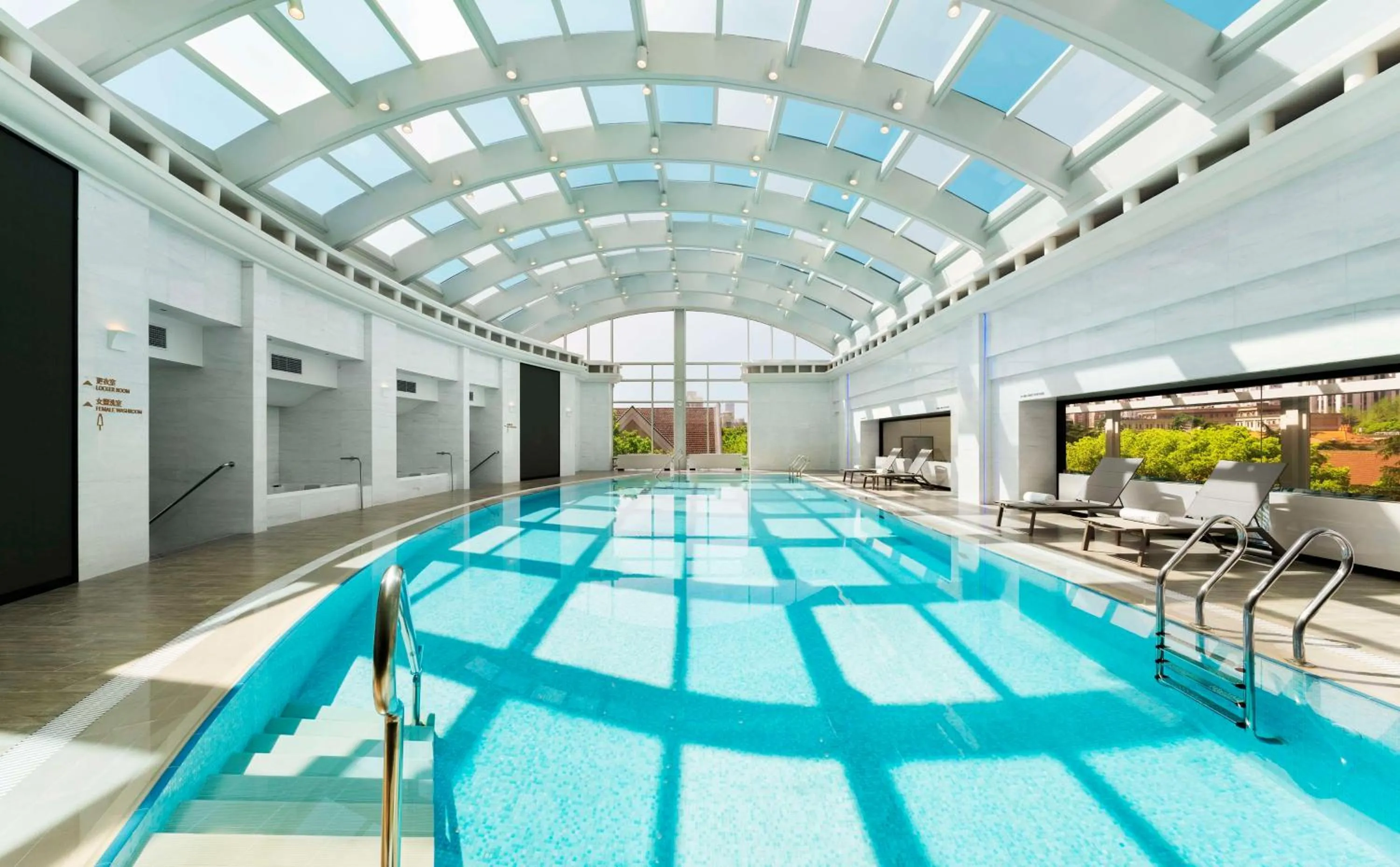 Pool view in Radisson Collection Hotel, Xing Guo Shanghai