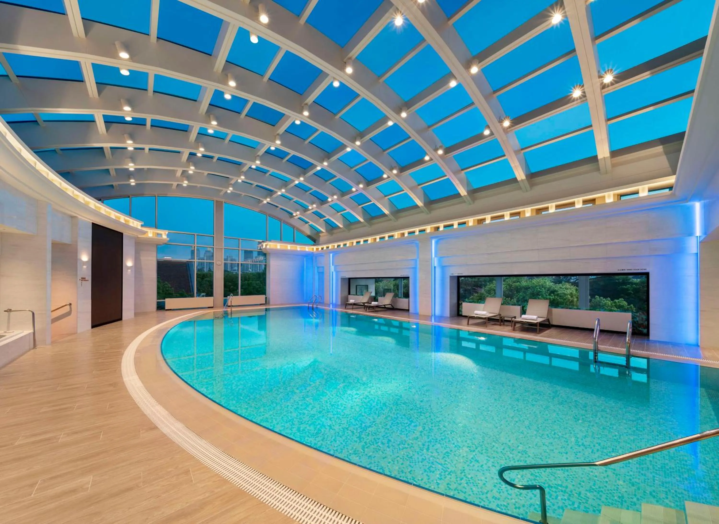 Pool view in Radisson Collection Hotel, Xing Guo Shanghai