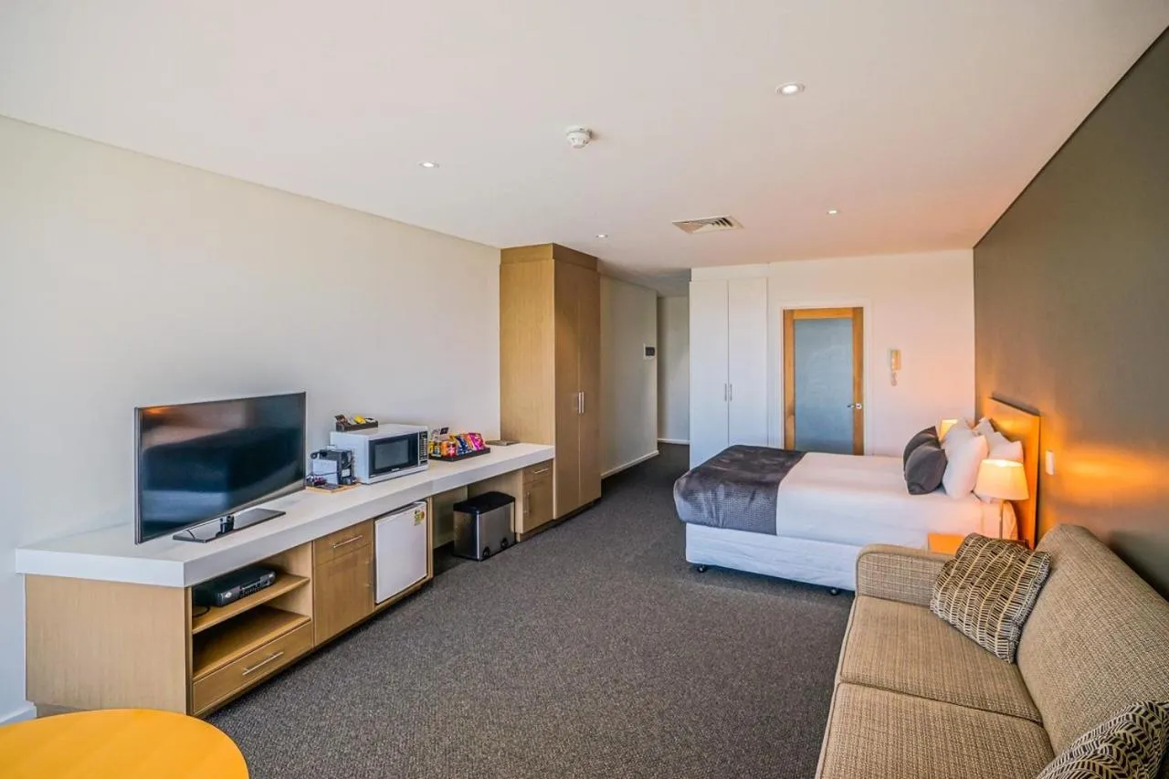 Bed in Wallaroo Marina Apartments