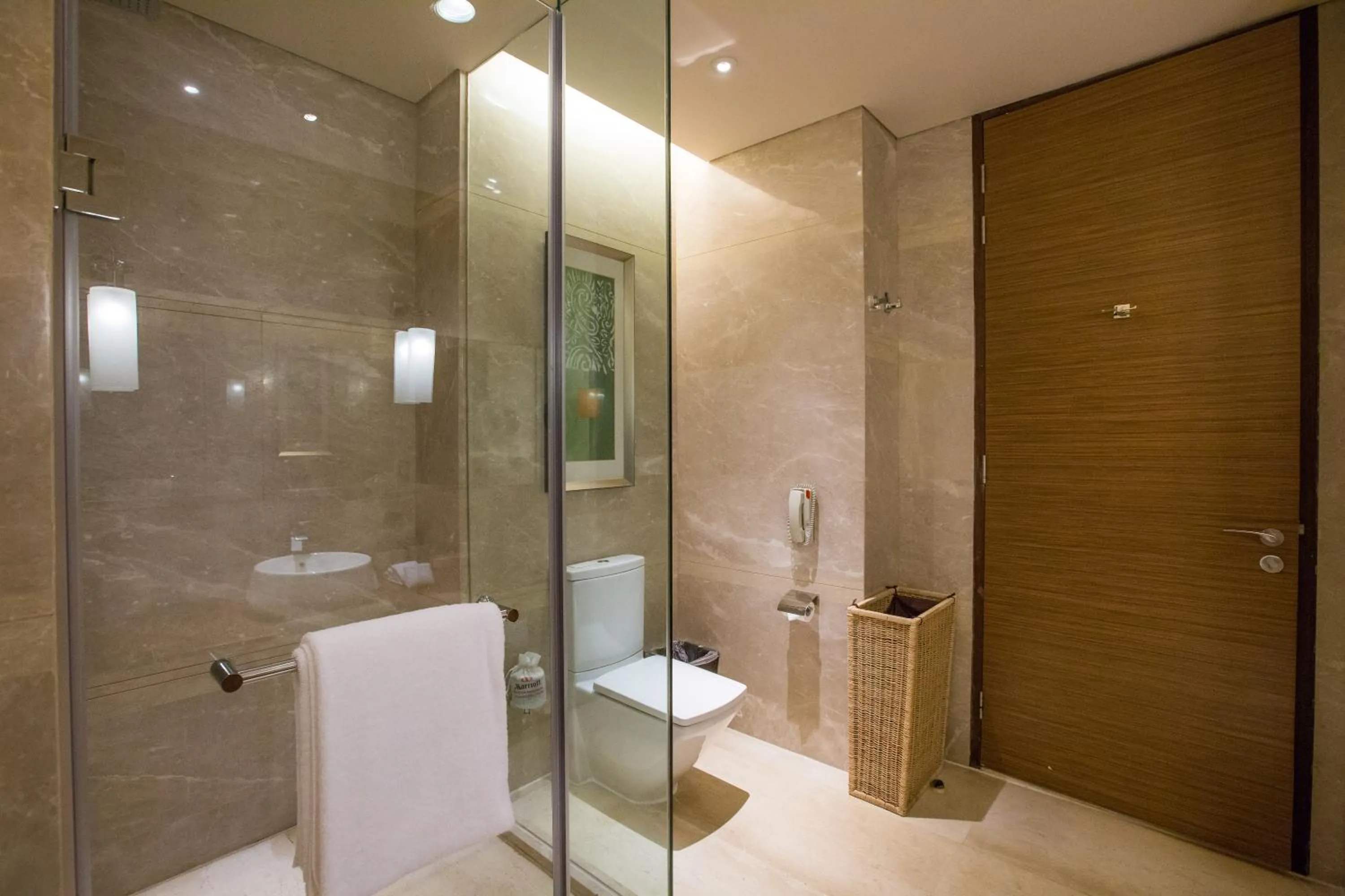 Toilet in Marriott Executive Apartment Tianjin Lakeview