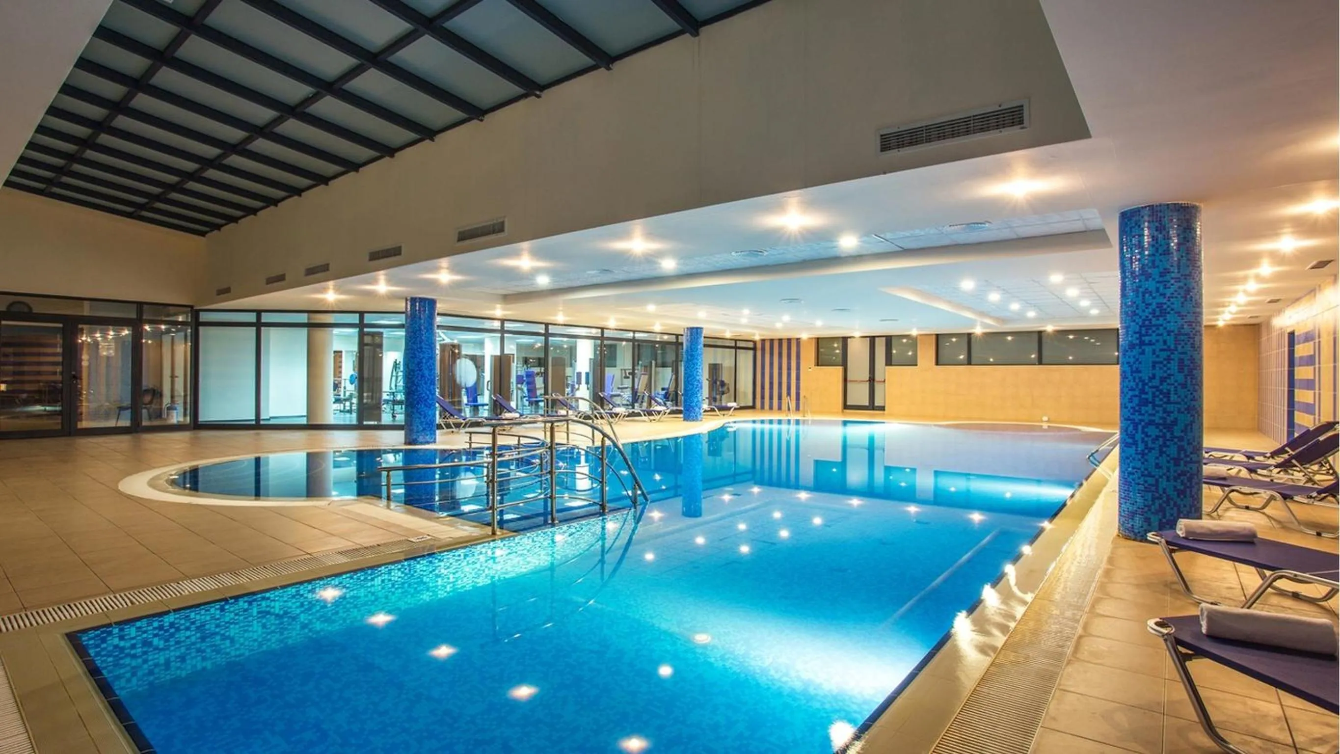 Swimming pool in Astera Hotel & Spa with FREE PRIVATE BEACH