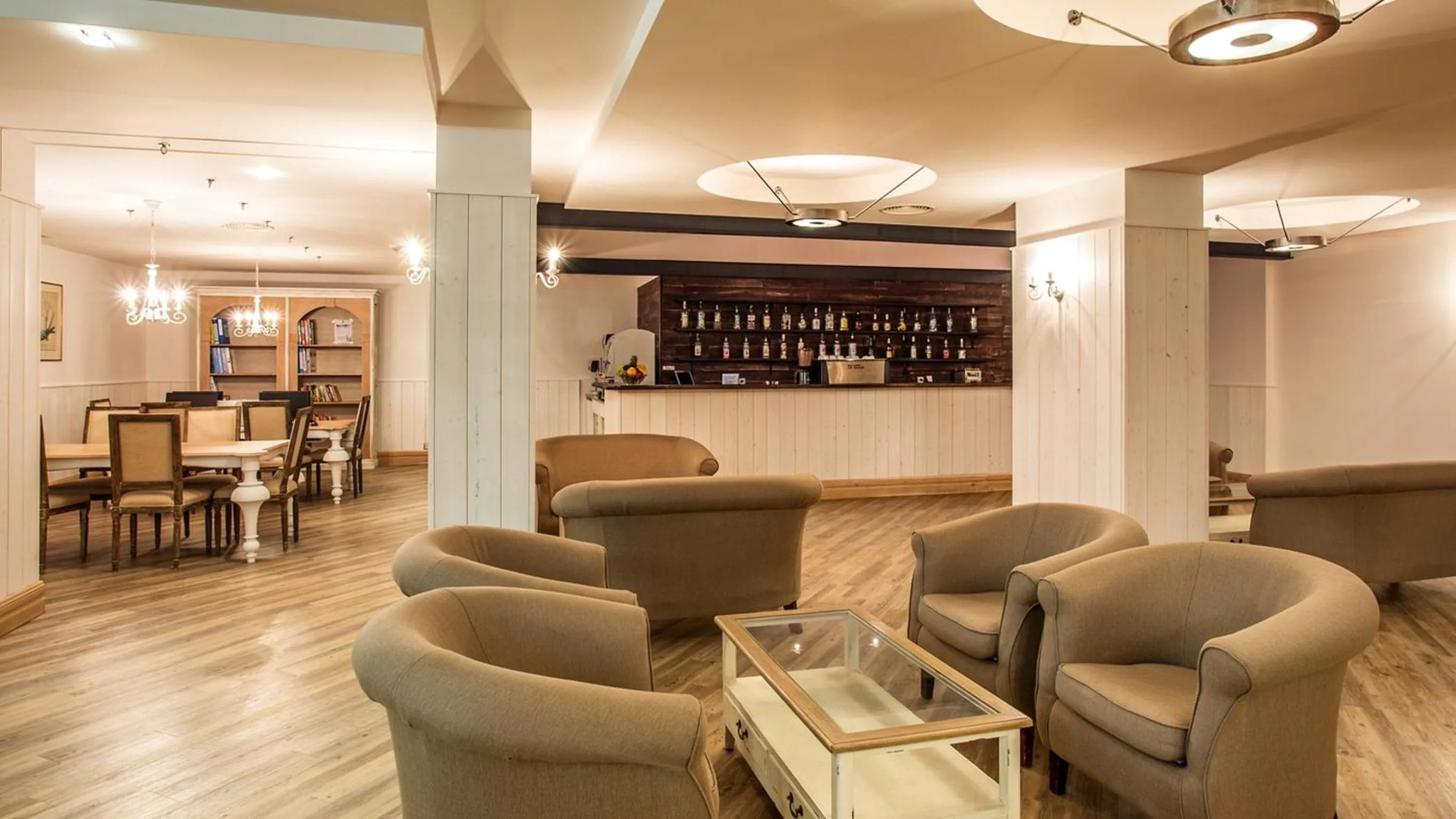 Lobby or reception in Astera Hotel & Spa with FREE PRIVATE BEACH