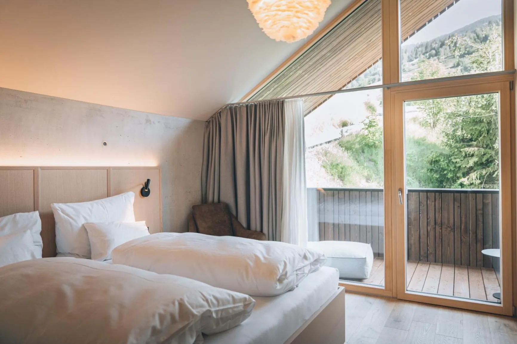 Bedroom, Bed in Haus Jausern