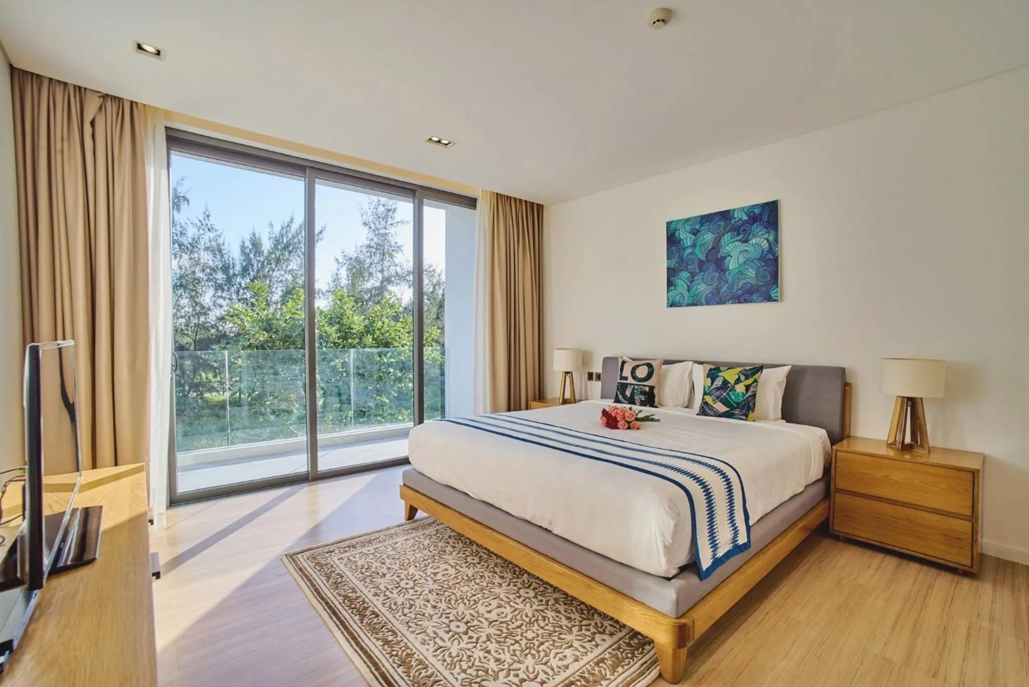 Bed in Clean & Quiet Villa - The Point Resort