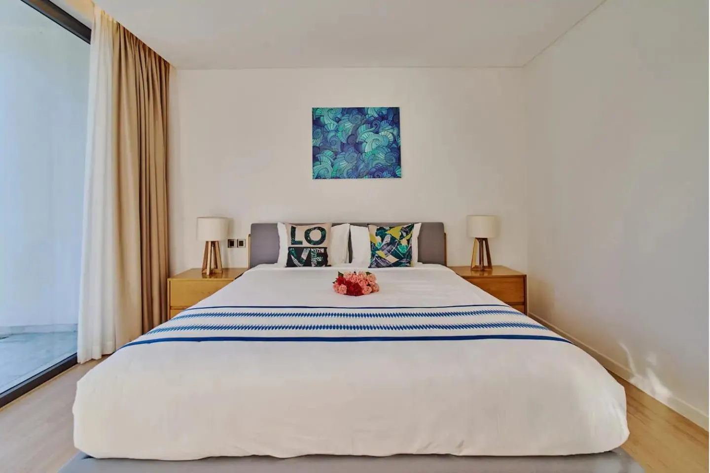 Bed in Clean & Quiet Villa - The Point Resort