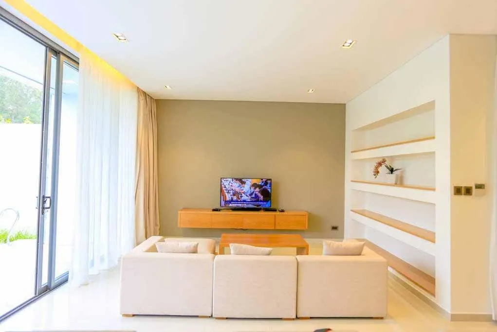 Living room in Clean & Quiet Villa - The Point Resort
