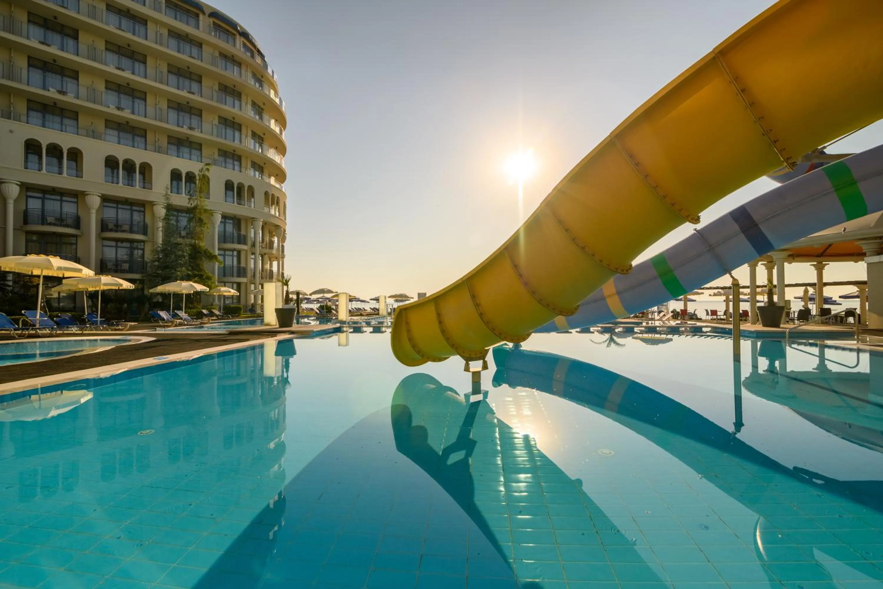 Swimming pool in Azalia Beach Hotel Balneo & SPA